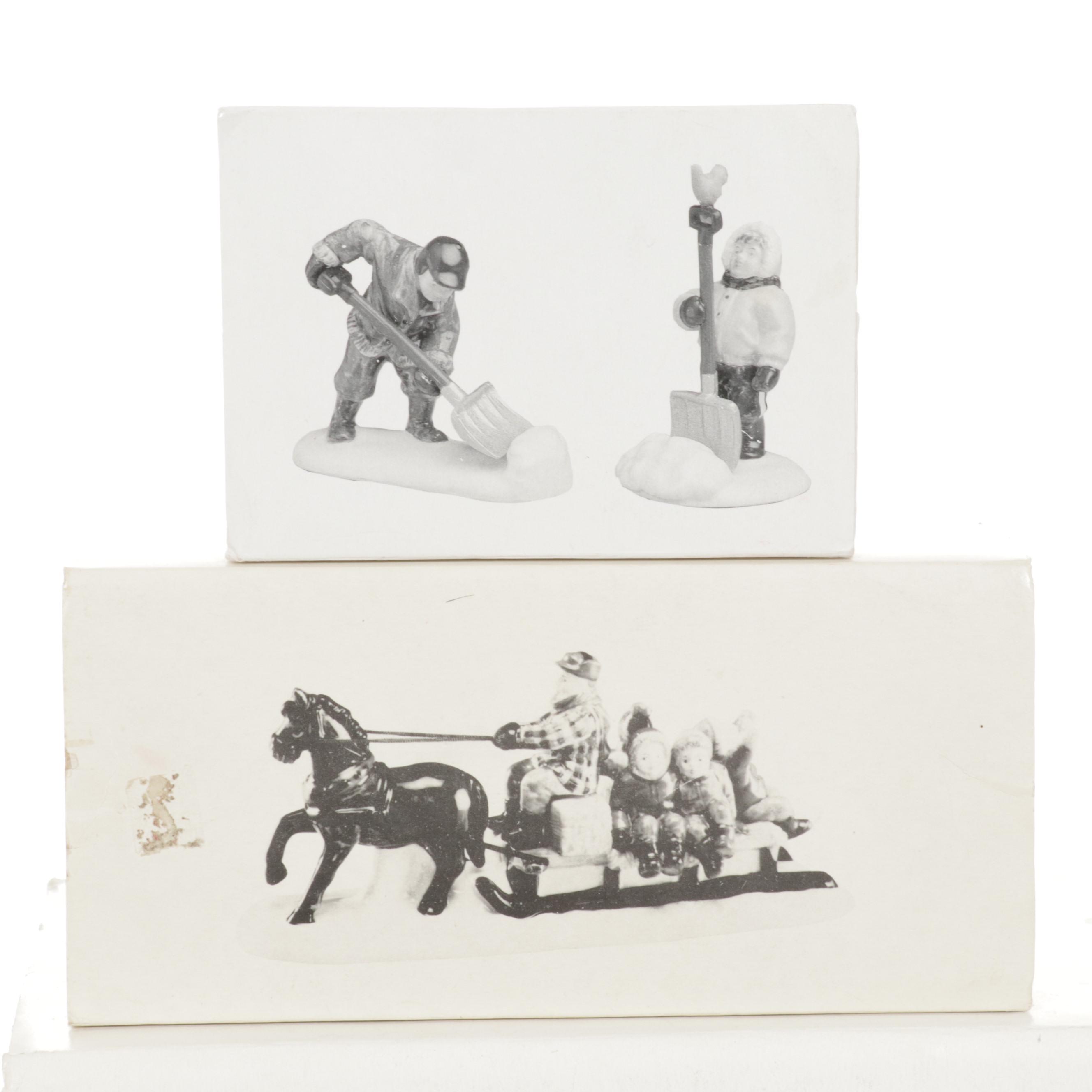 Department 56 "The Original Snow Village" Porcelain Buildings and Accessories