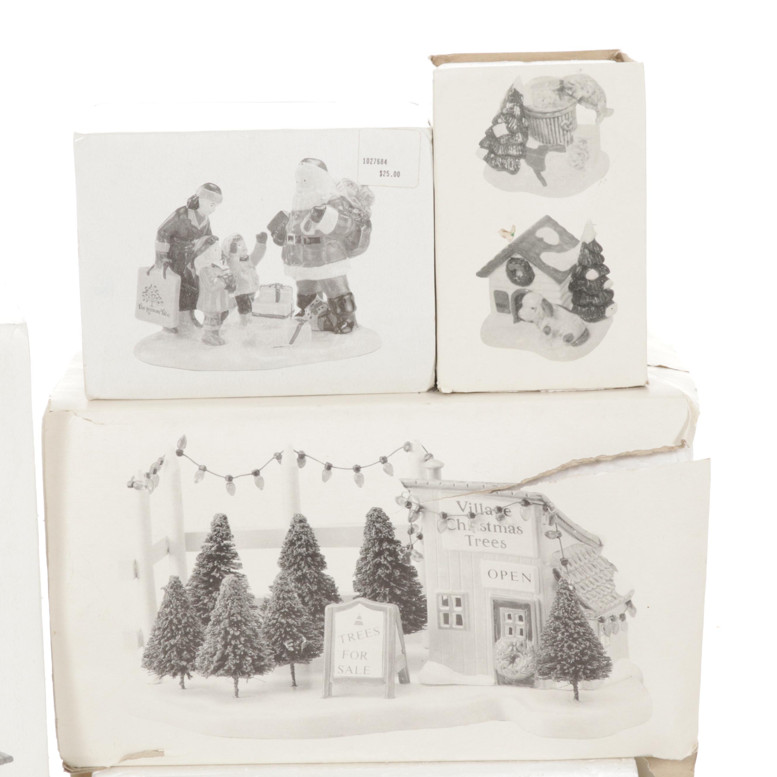 Department 56 "The Original Snow Village" Porcelain Buildings and Accessories