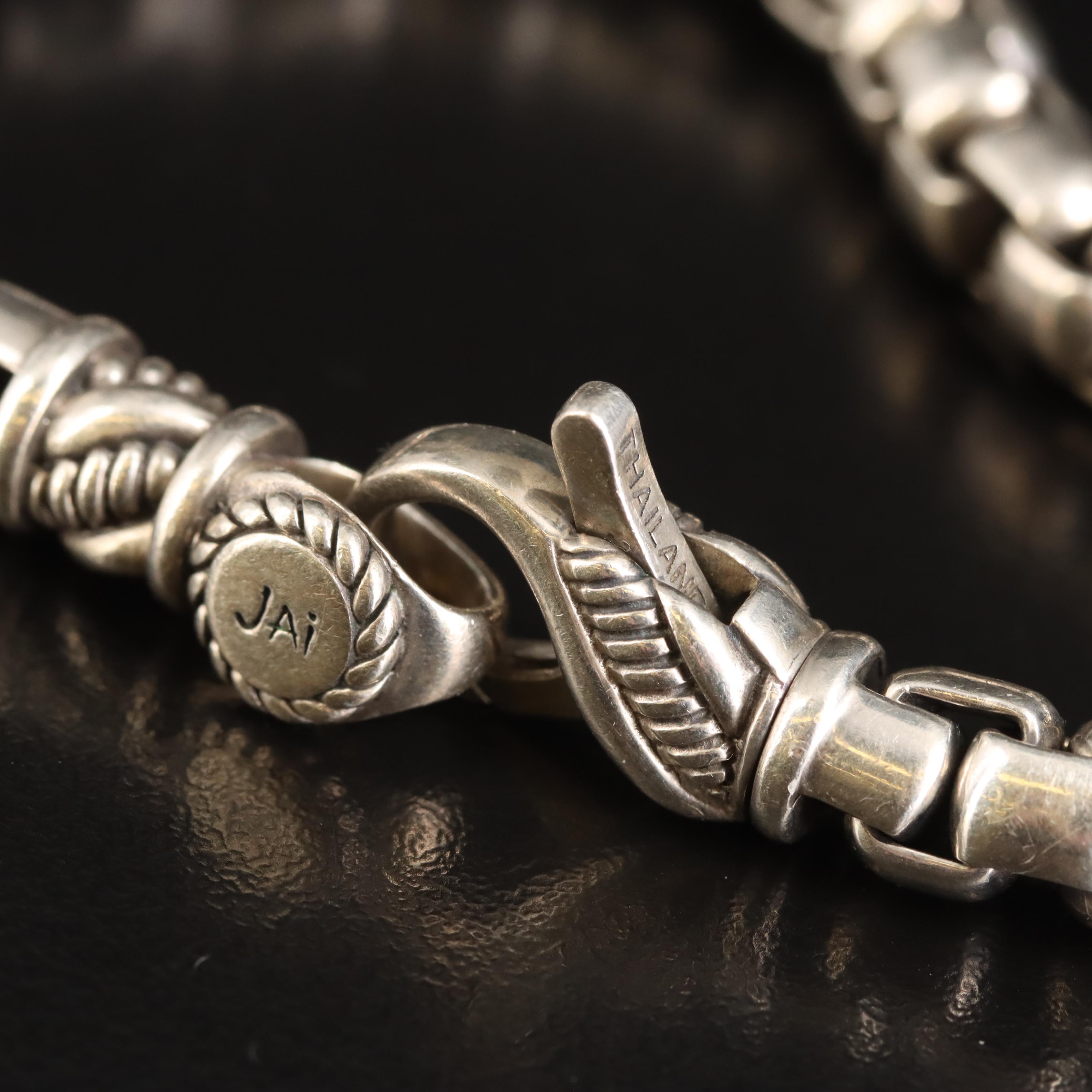 Jai by John Hardy Sterling Round Box Chain Bracelet