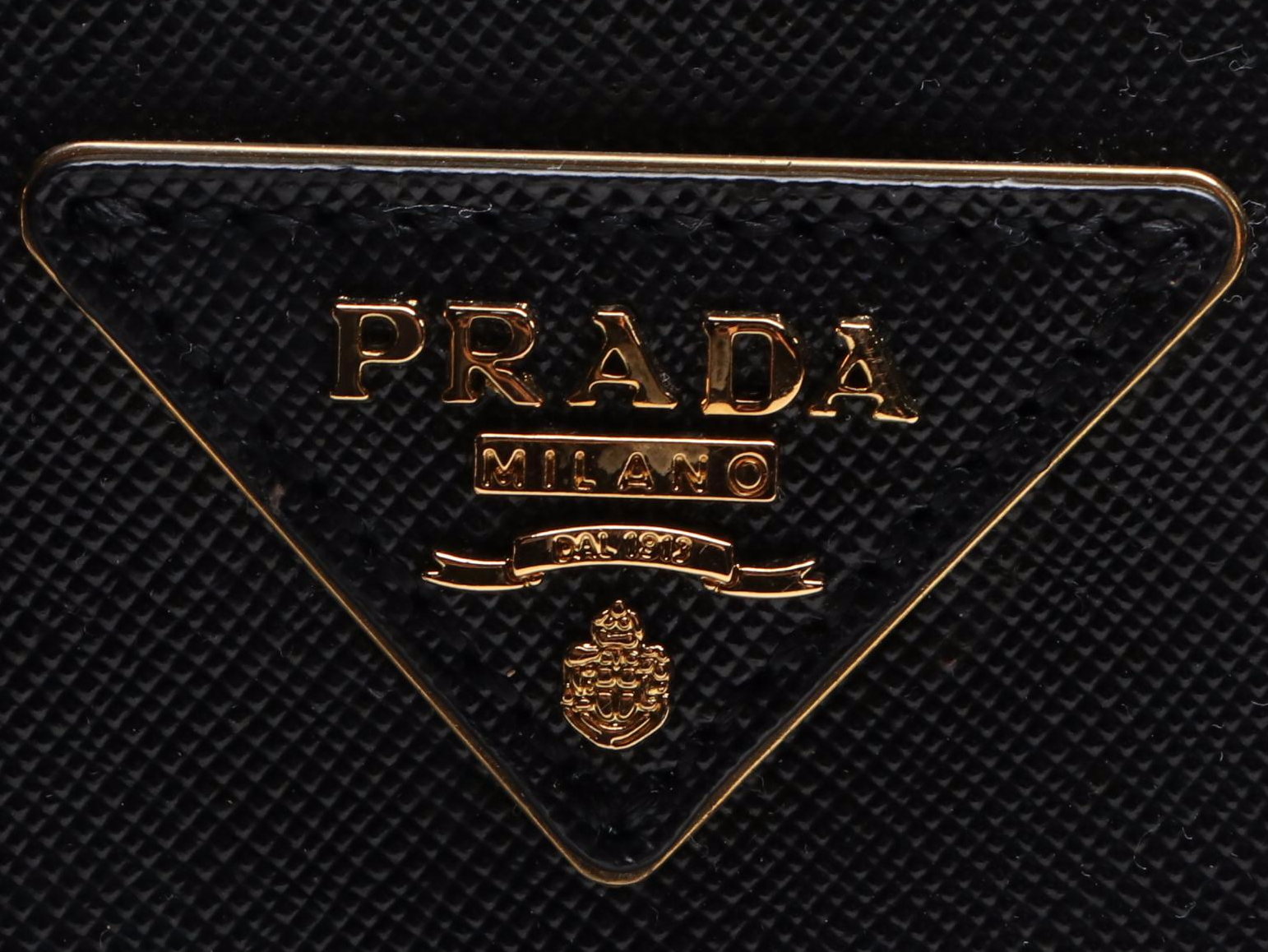 Prada Bauletto Bag BL0095 in Nero Saffiano Lux Leather