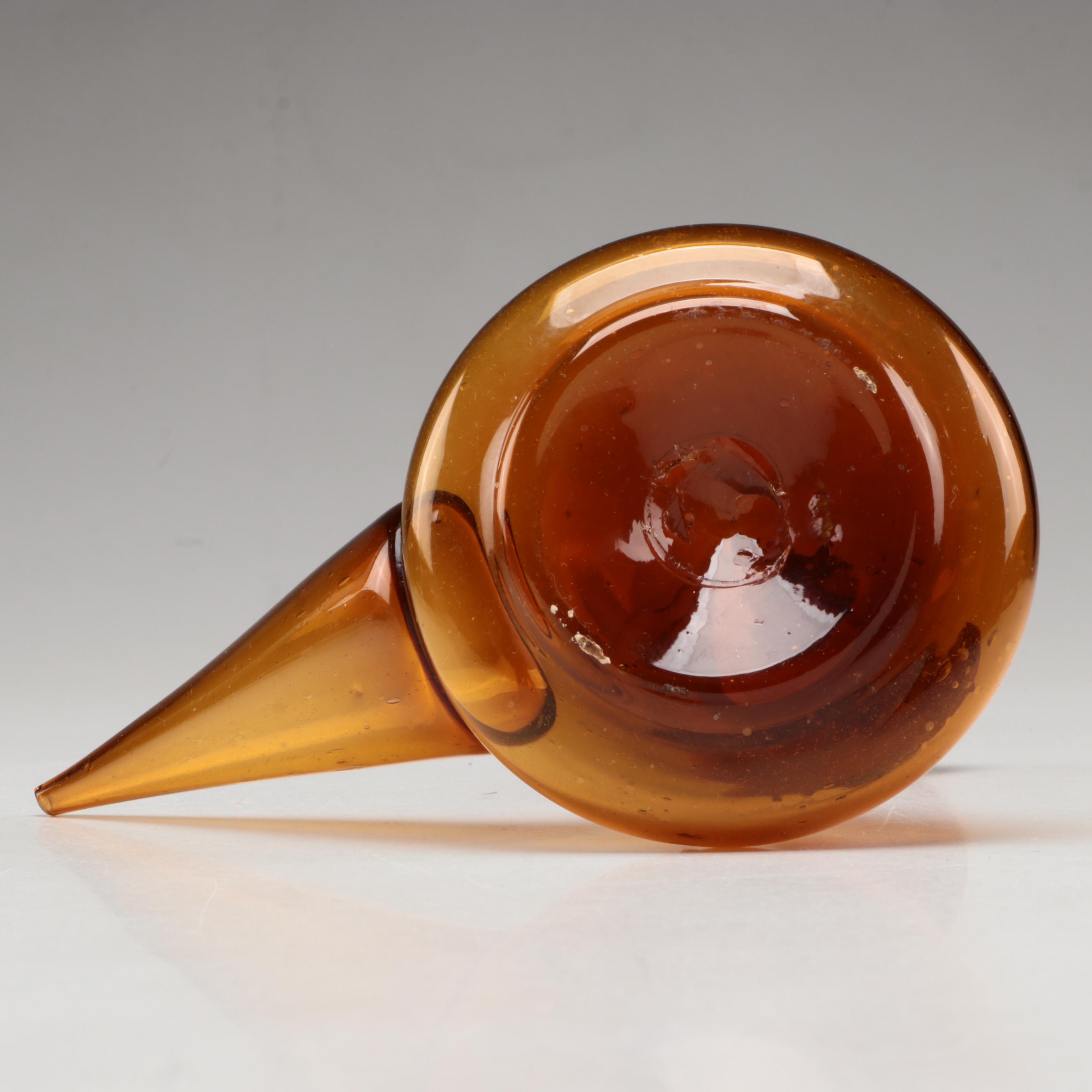 Spanish Art Glass Porròn Wine Decanter