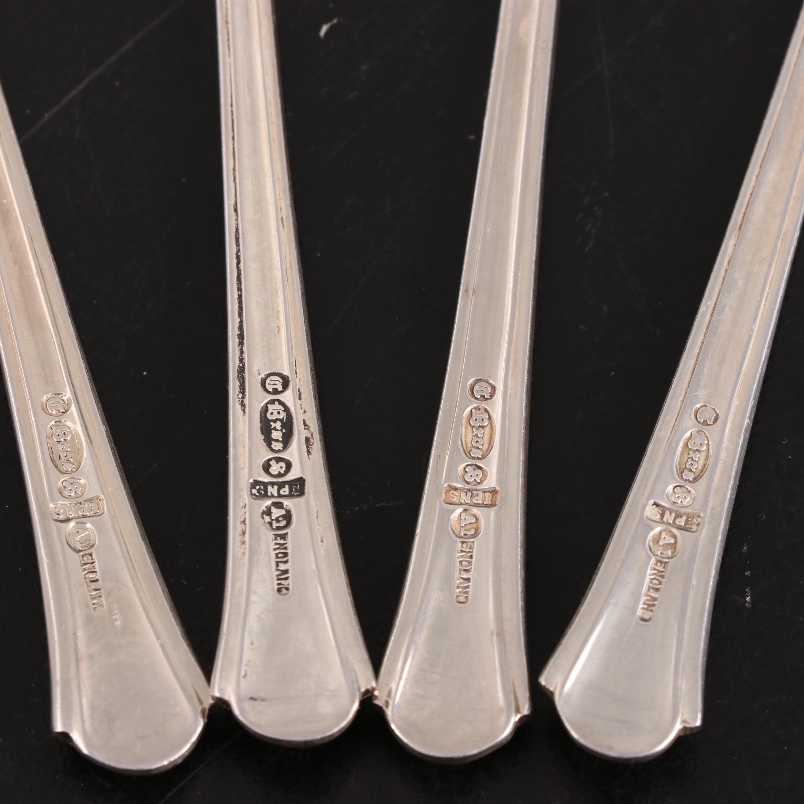 Tiffany & Co. Sterling Silver Serving Spoon with Sterling and Plate Flatware