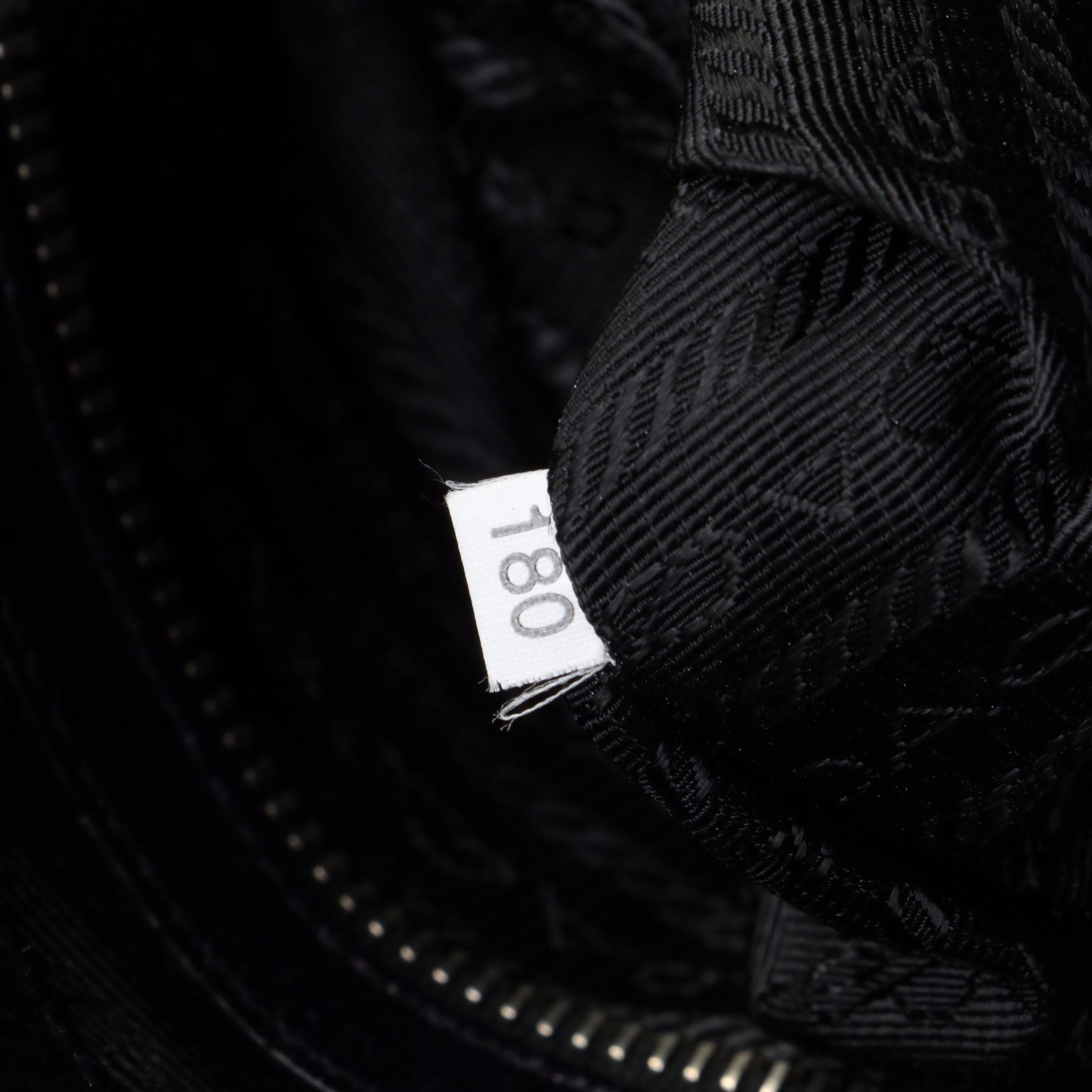 Prada Cervo Luxe Leather Bowling Satchel