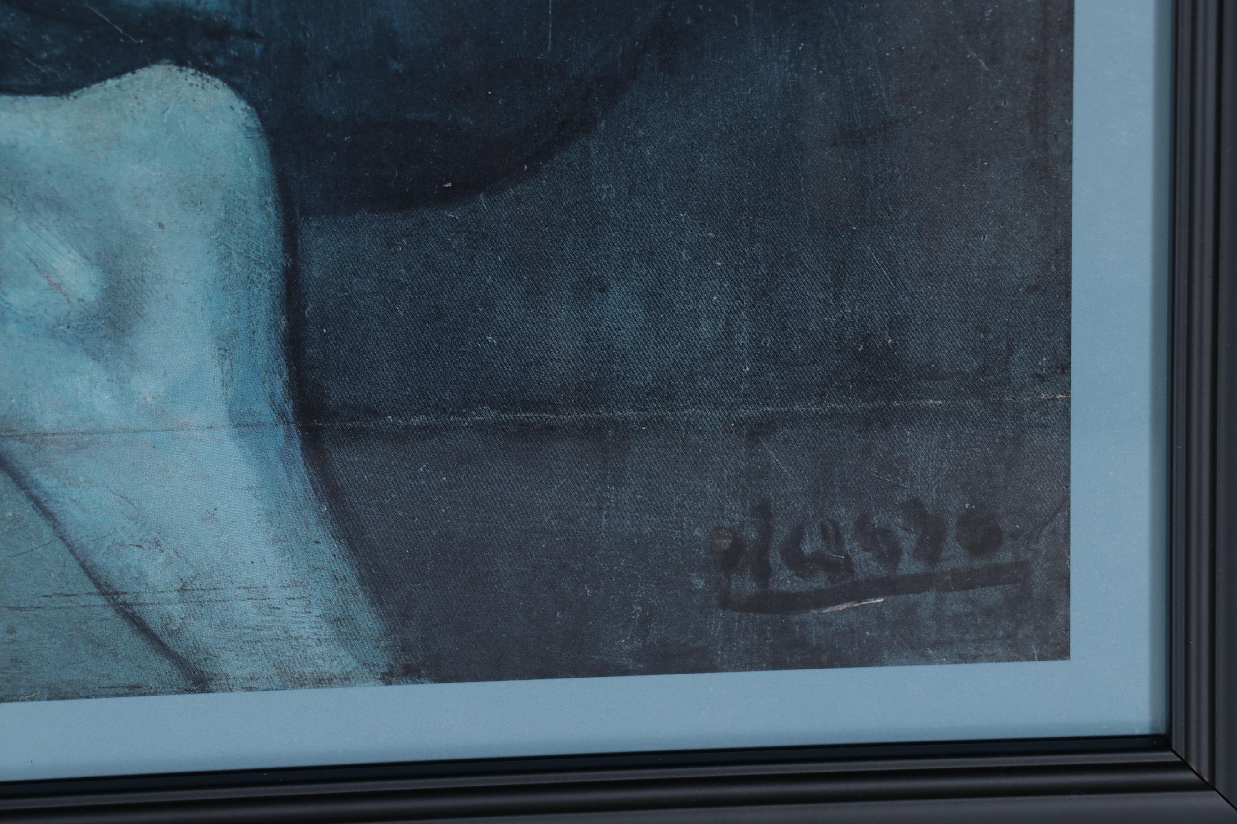 Offset Lithograph After Pablo Picasso "The Old Guitarist," 21st Century