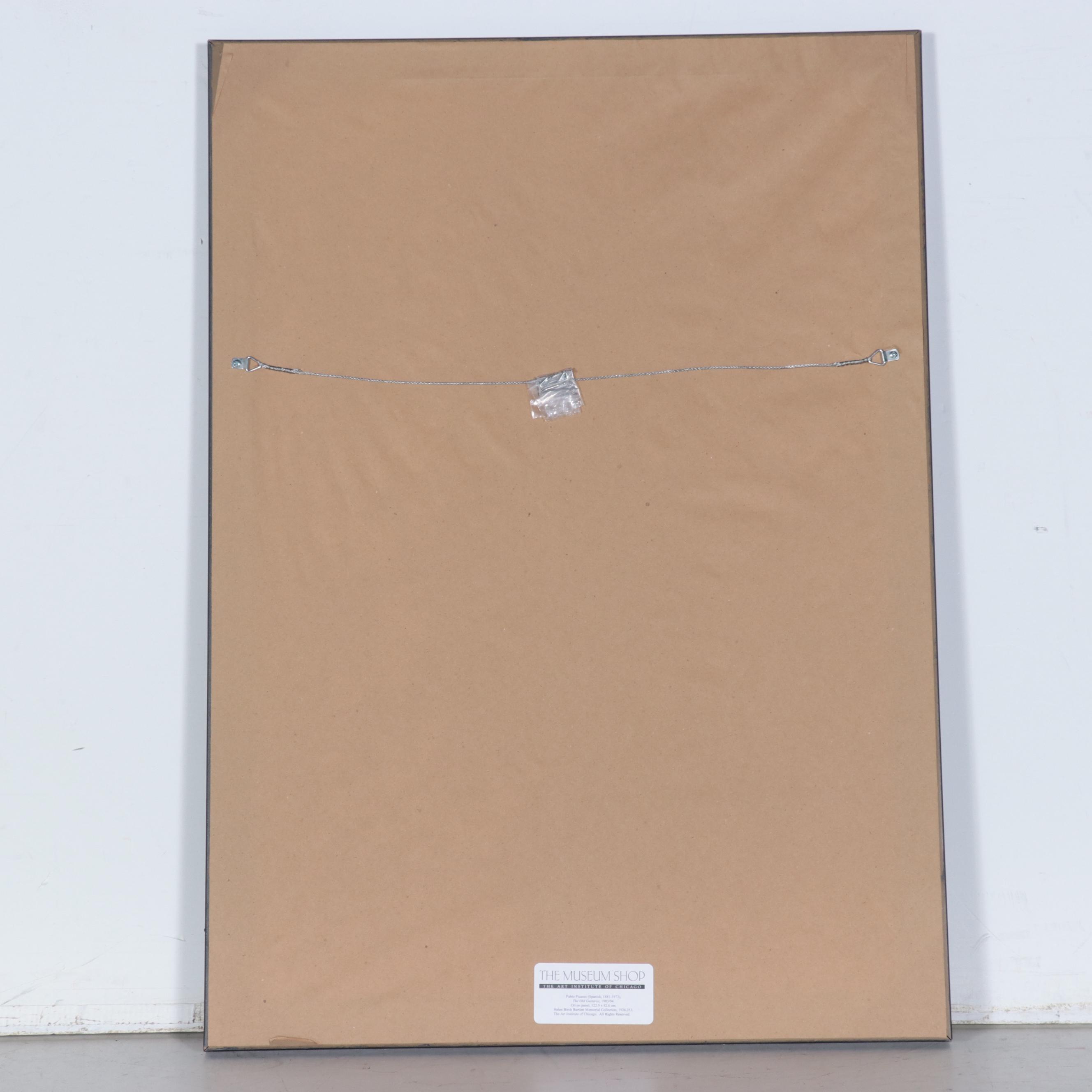 Offset Lithograph After Pablo Picasso "The Old Guitarist," 21st Century