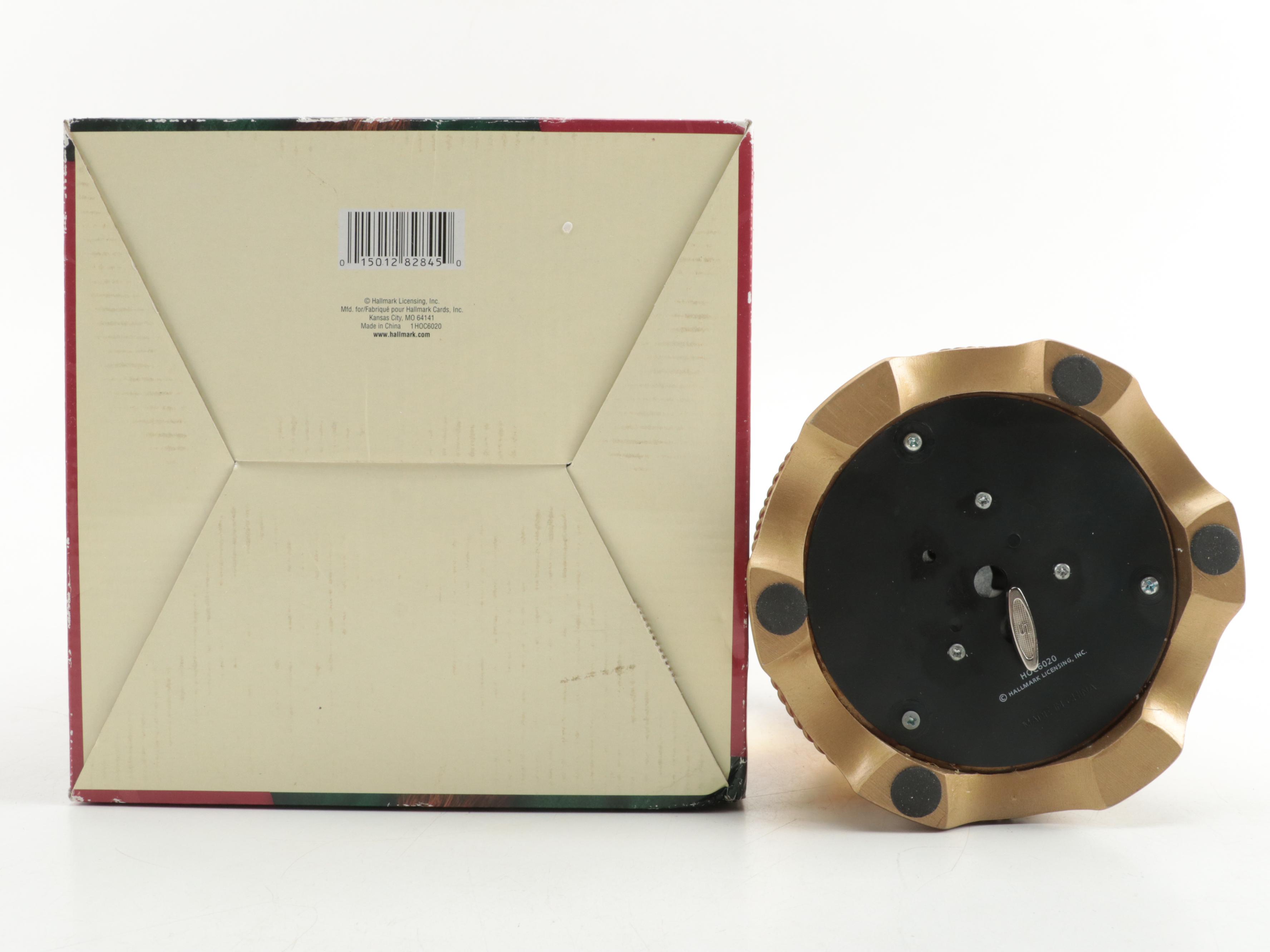 Hallmark St. Nicholas Water Globe Music Box and More Ceramic Christmas Figures