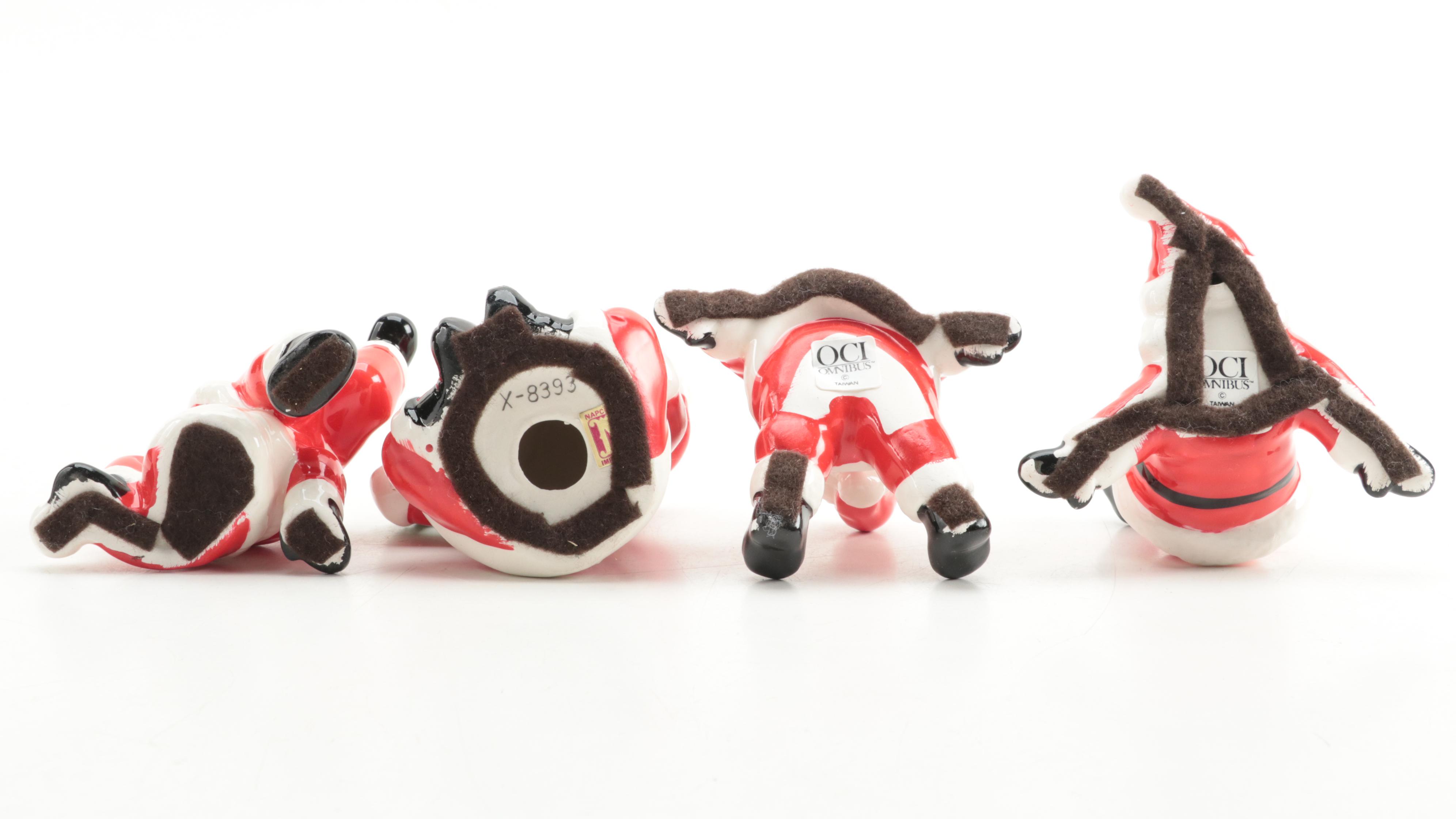 Hallmark St. Nicholas Water Globe Music Box and More Ceramic Christmas Figures