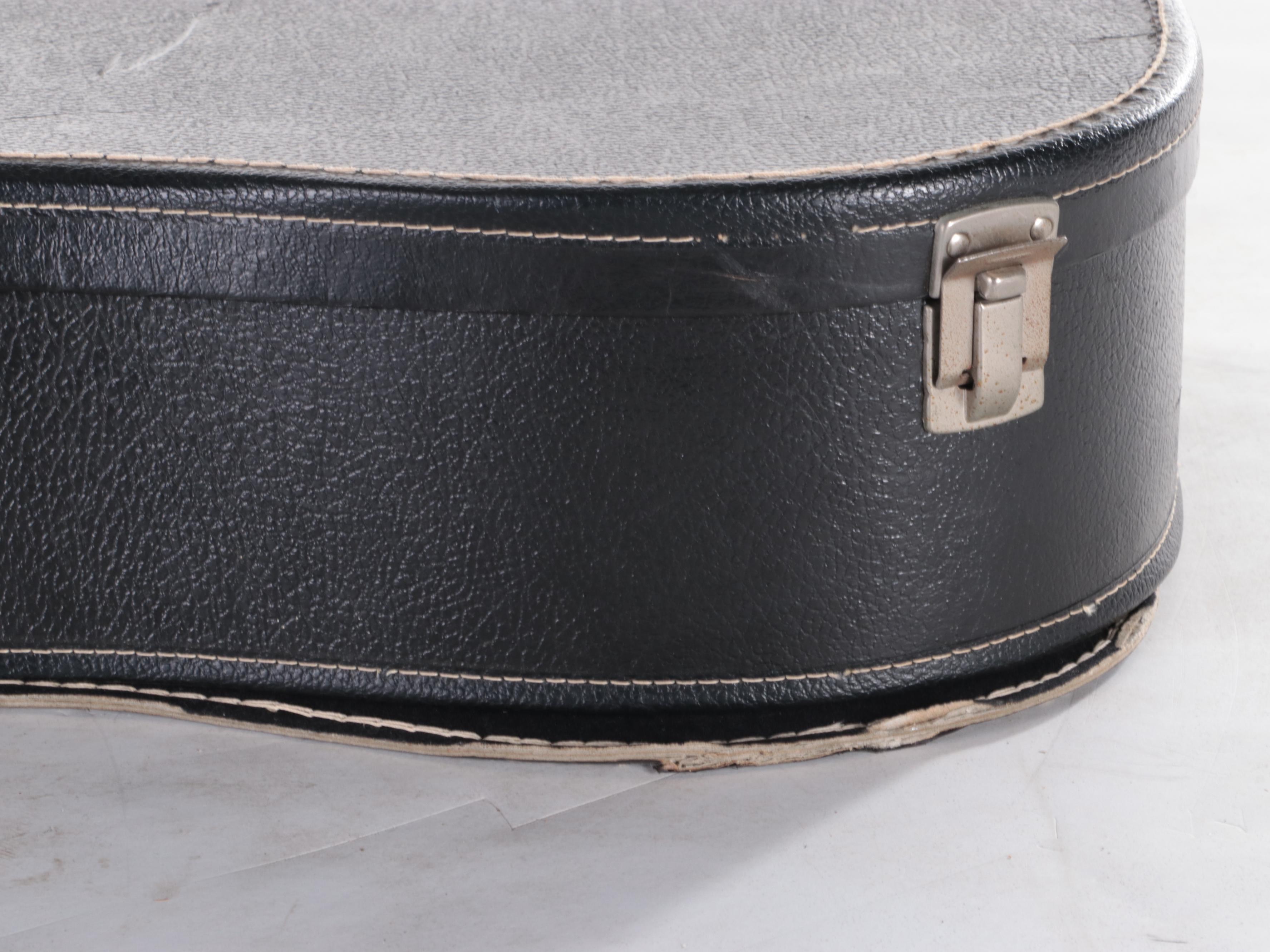 Harmony SS-15 Six-String Dreadnought Acoustic Guitar with Hard Shell Case