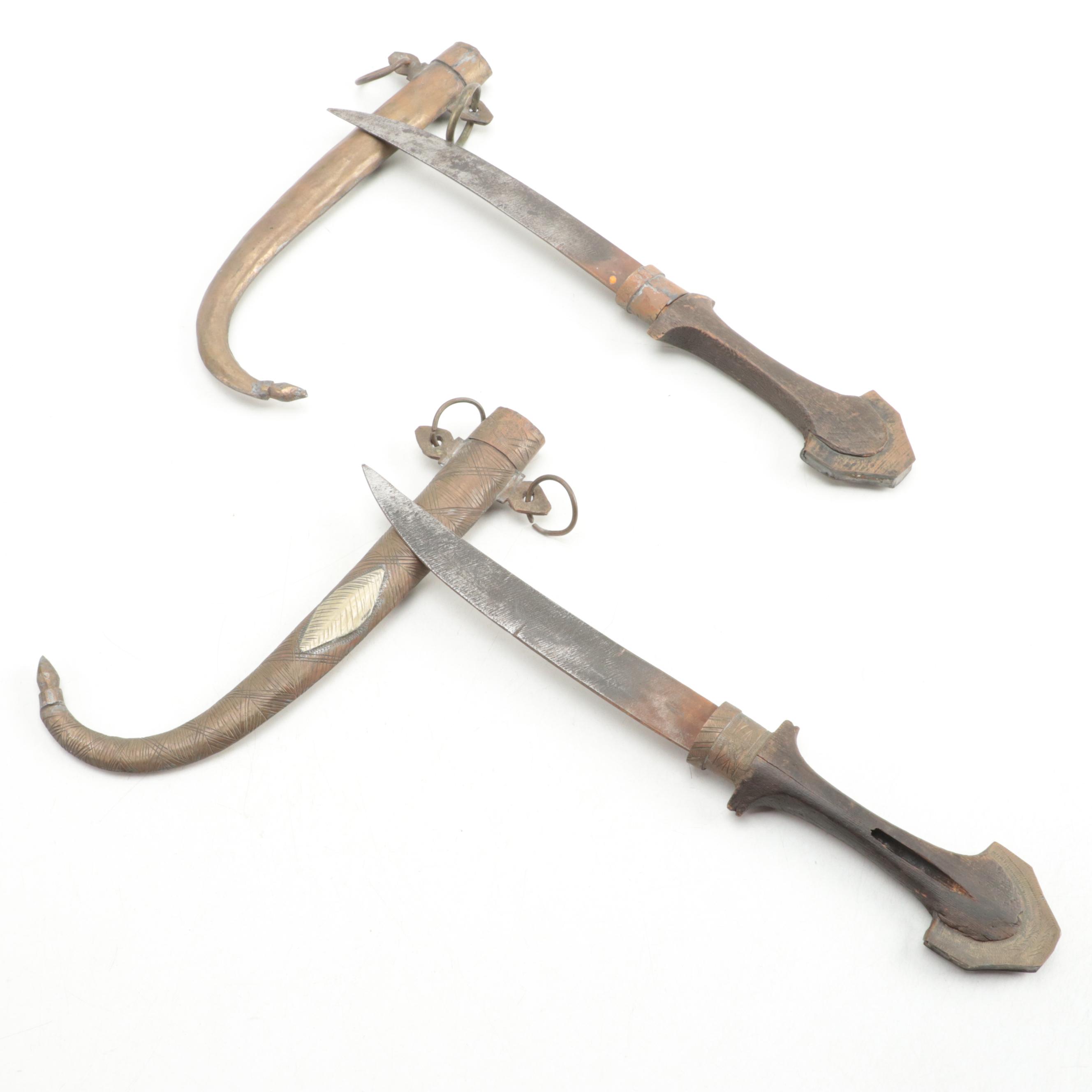 Moroccan Style Ceremonial Koummya Daggers