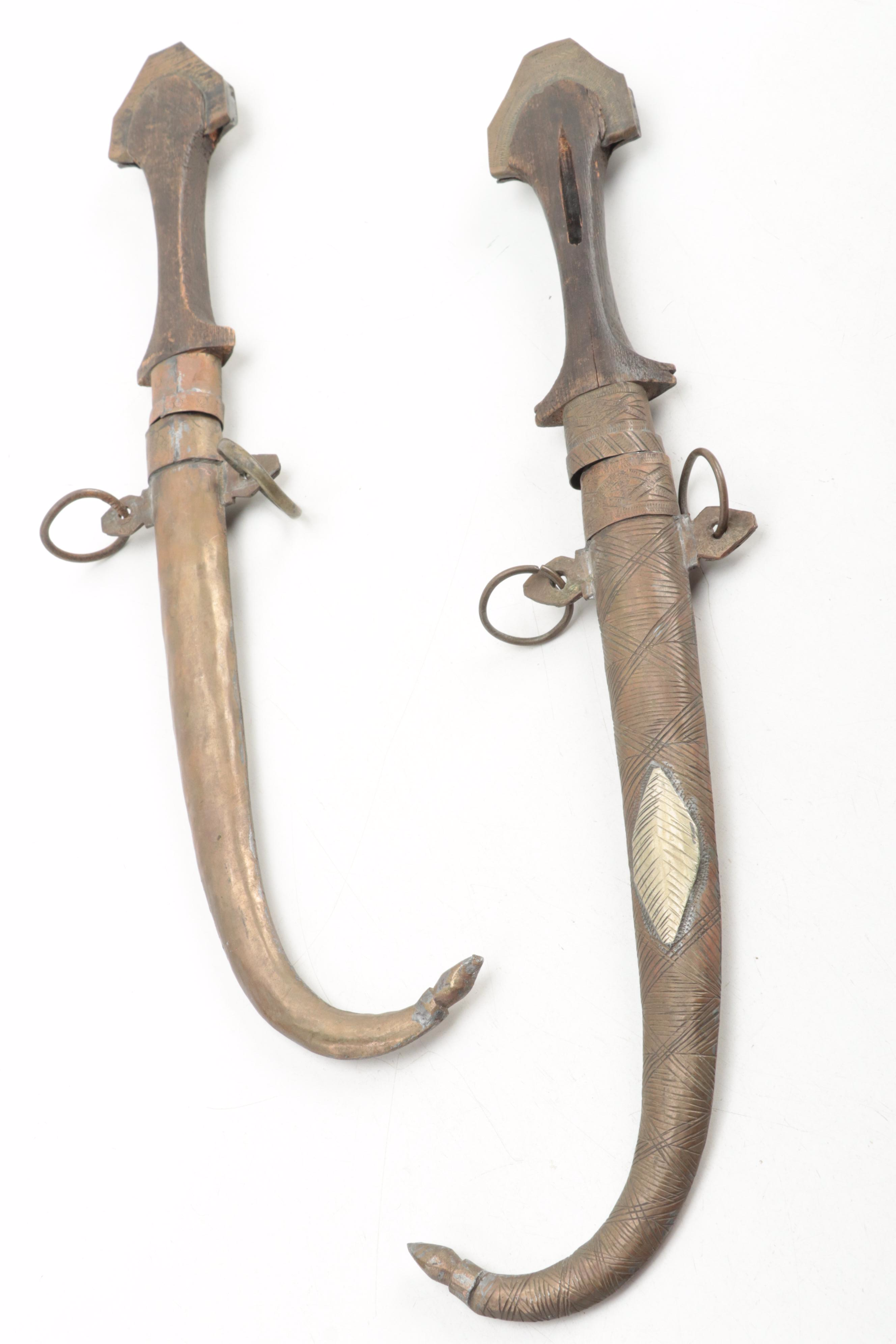 Moroccan Style Ceremonial Koummya Daggers