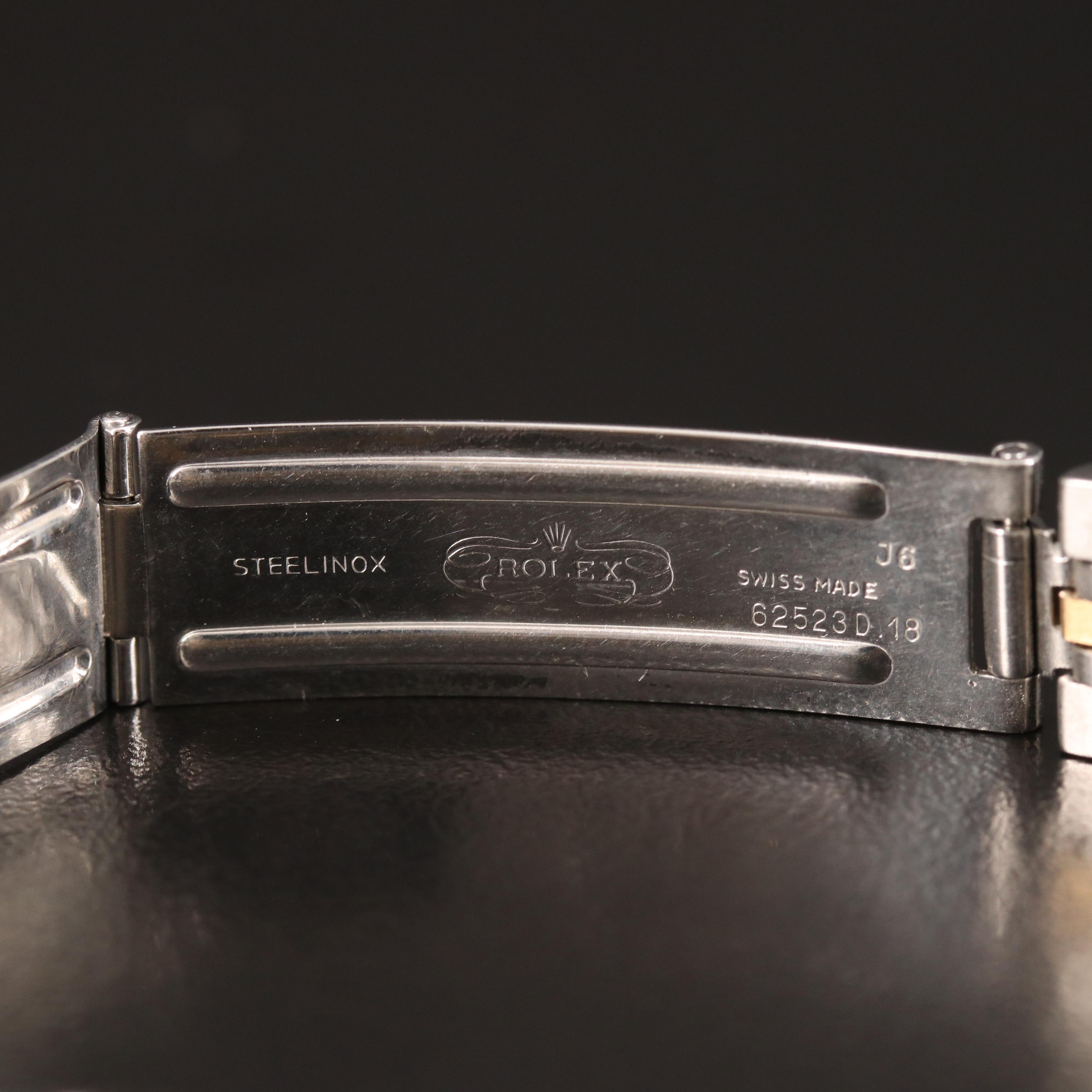 1985 Rolex Datejust Red Diamond Dial Watch