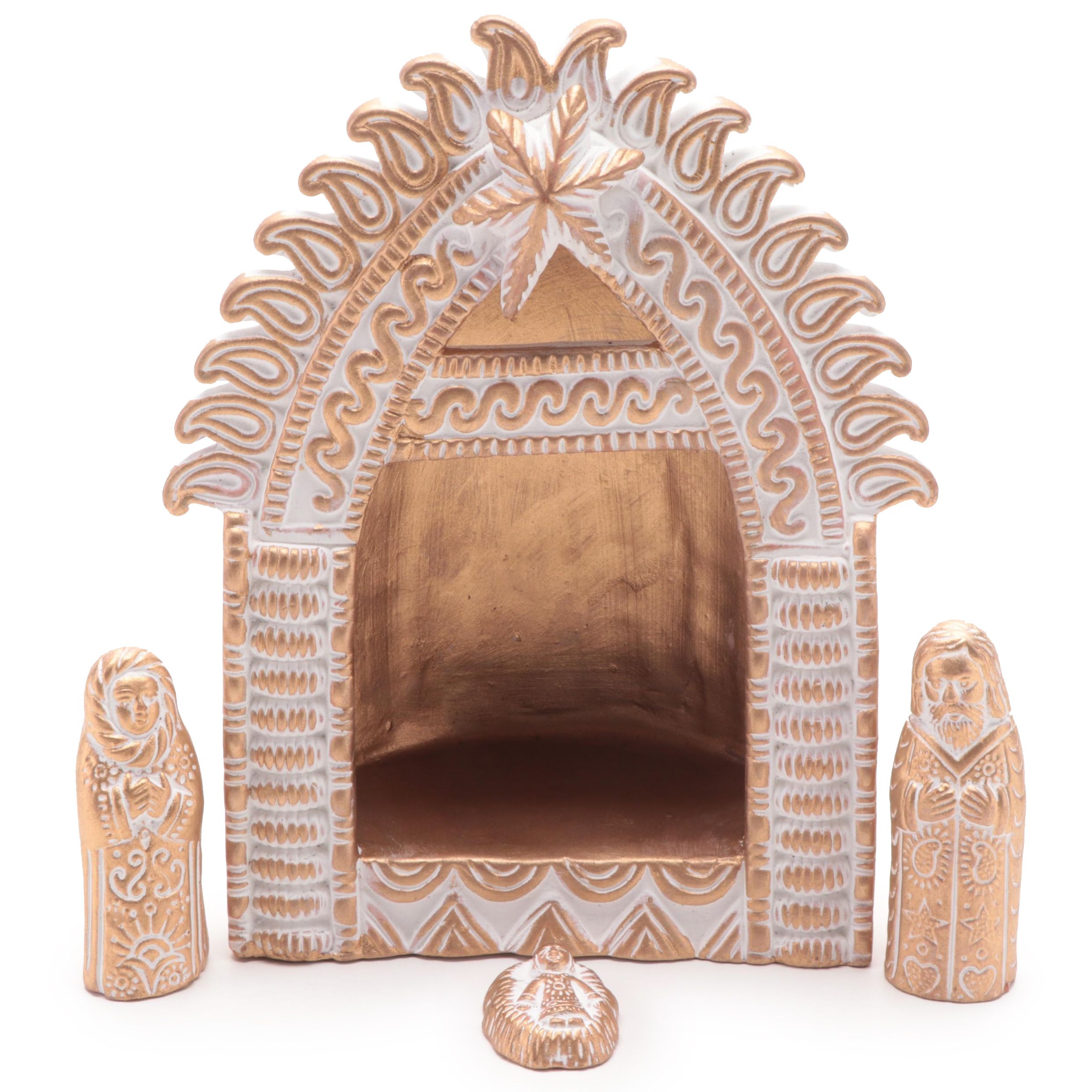 CORR The Jute Works Fair Trade Ceramic Nativity Set