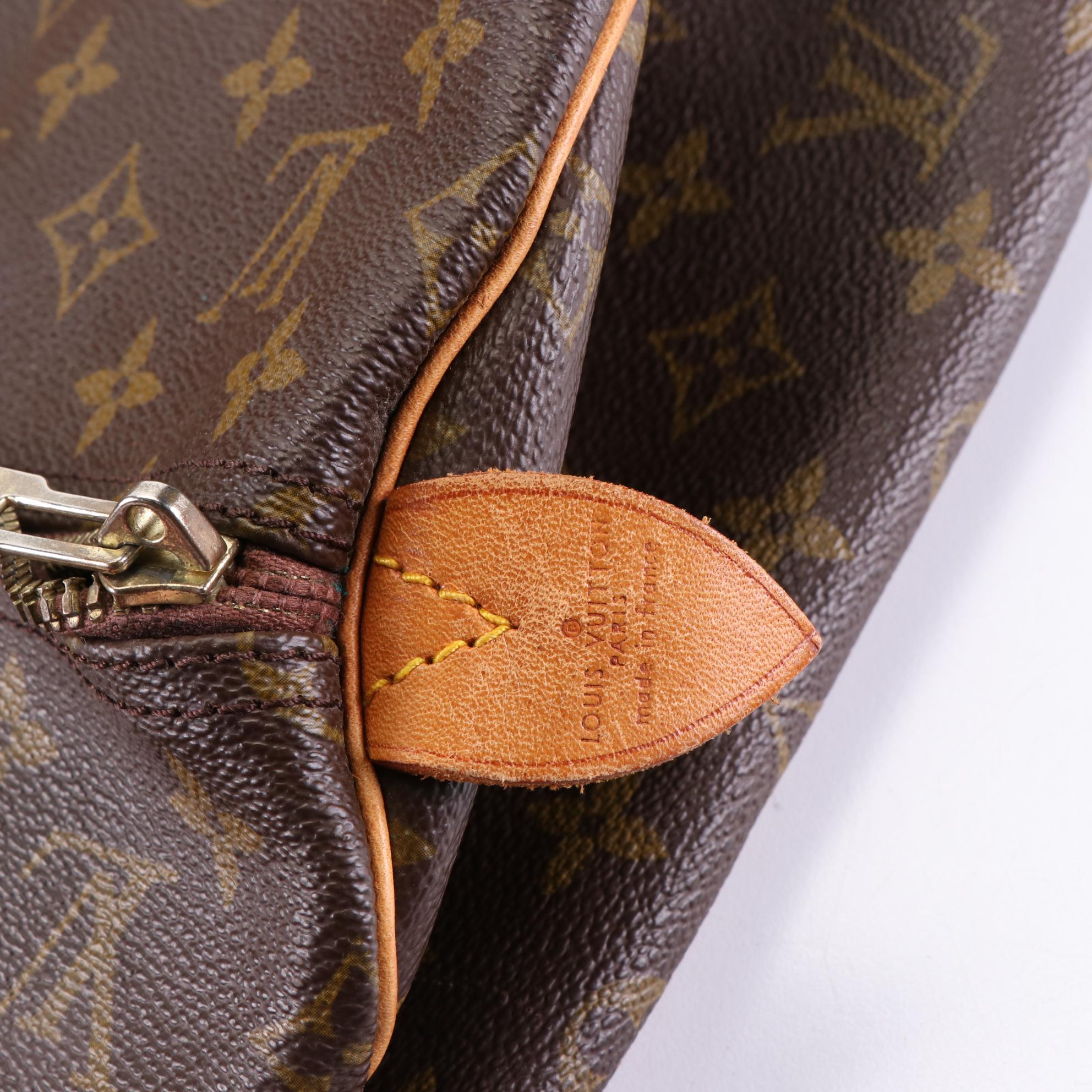 Louis Vuitton Keepall 55 in Monogram Canvas and Vachetta Leather
