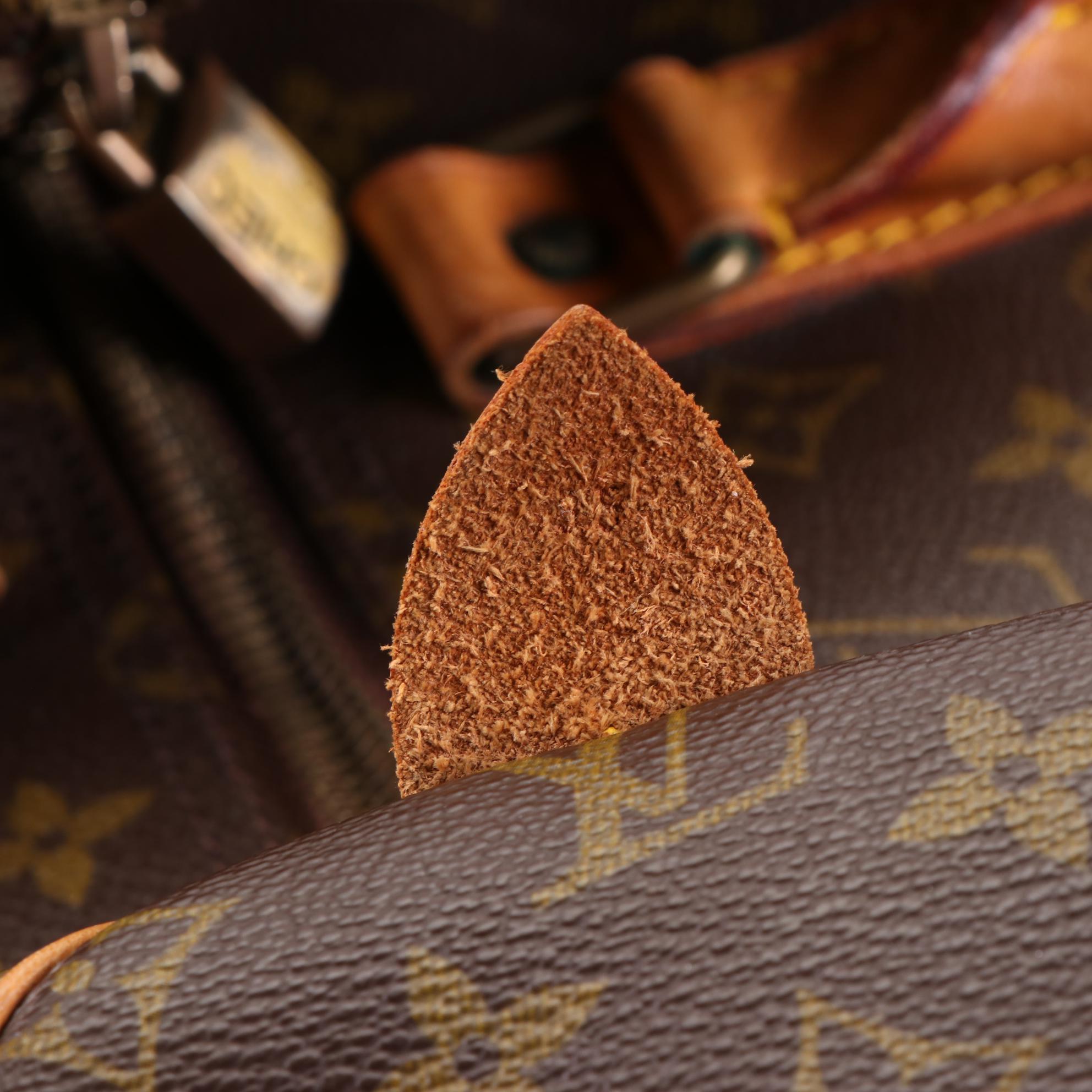 Louis Vuitton Keepall 55 in Monogram Canvas and Vachetta Leather