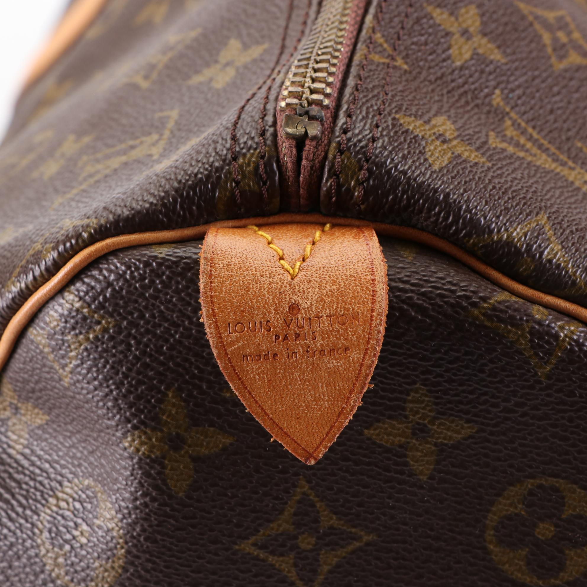 Louis Vuitton Keepall 55 in Monogram Canvas and Vachetta Leather