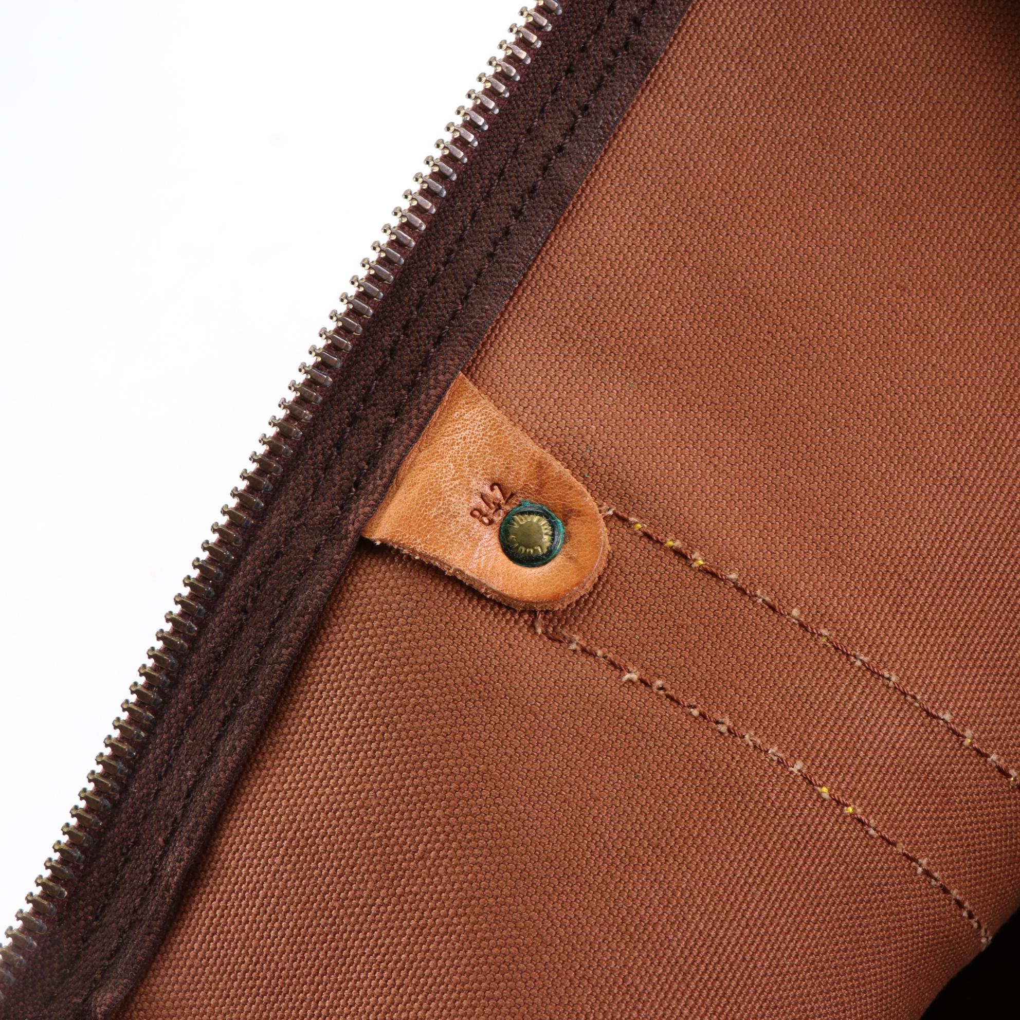 Louis Vuitton Keepall 55 in Monogram Canvas and Vachetta Leather