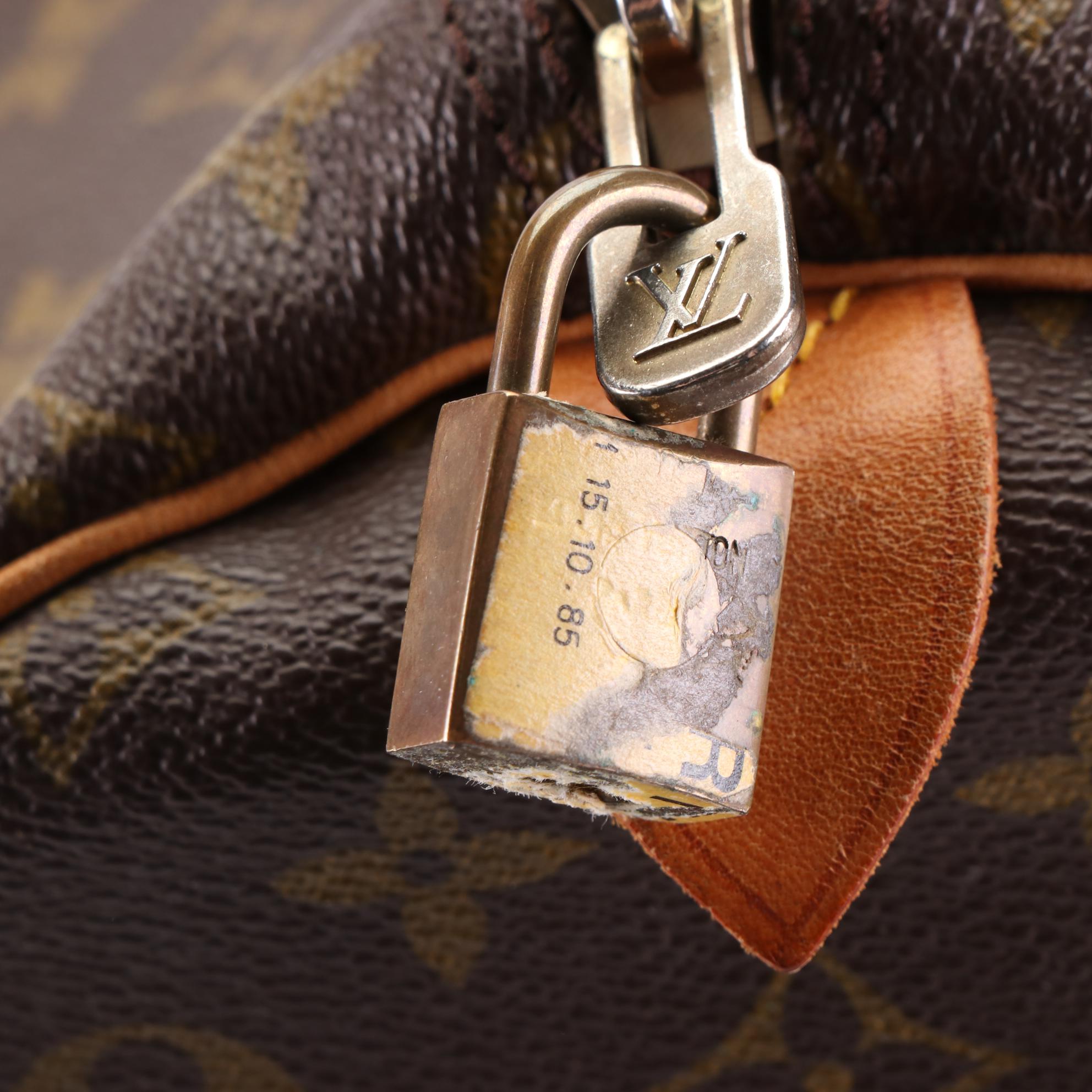 Louis Vuitton Keepall 55 in Monogram Canvas and Vachetta Leather