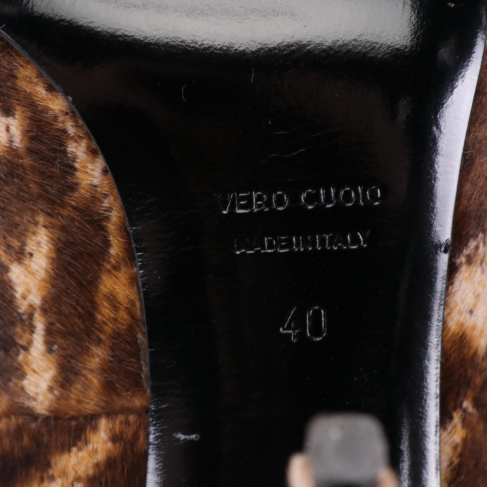 Lanvin Pumps in Animal Print Calf Hair