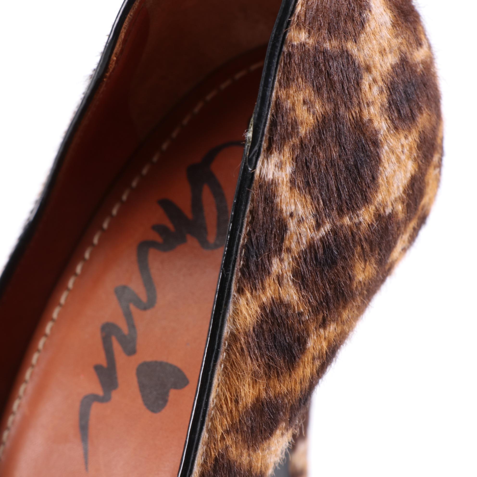 Lanvin Pumps in Animal Print Calf Hair