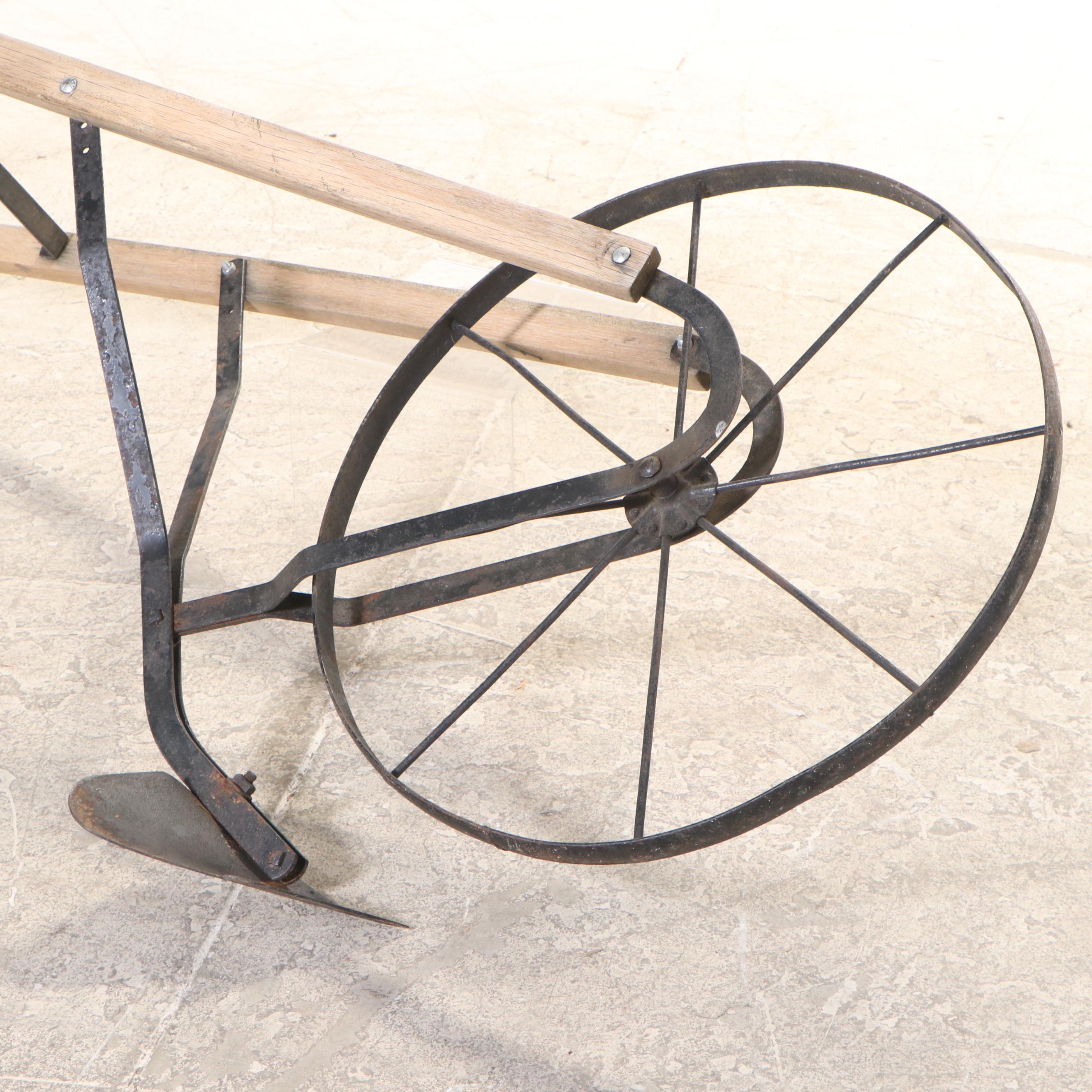 Walk-Behind High Wheel Cultivator, Early to Mid-20th Century
