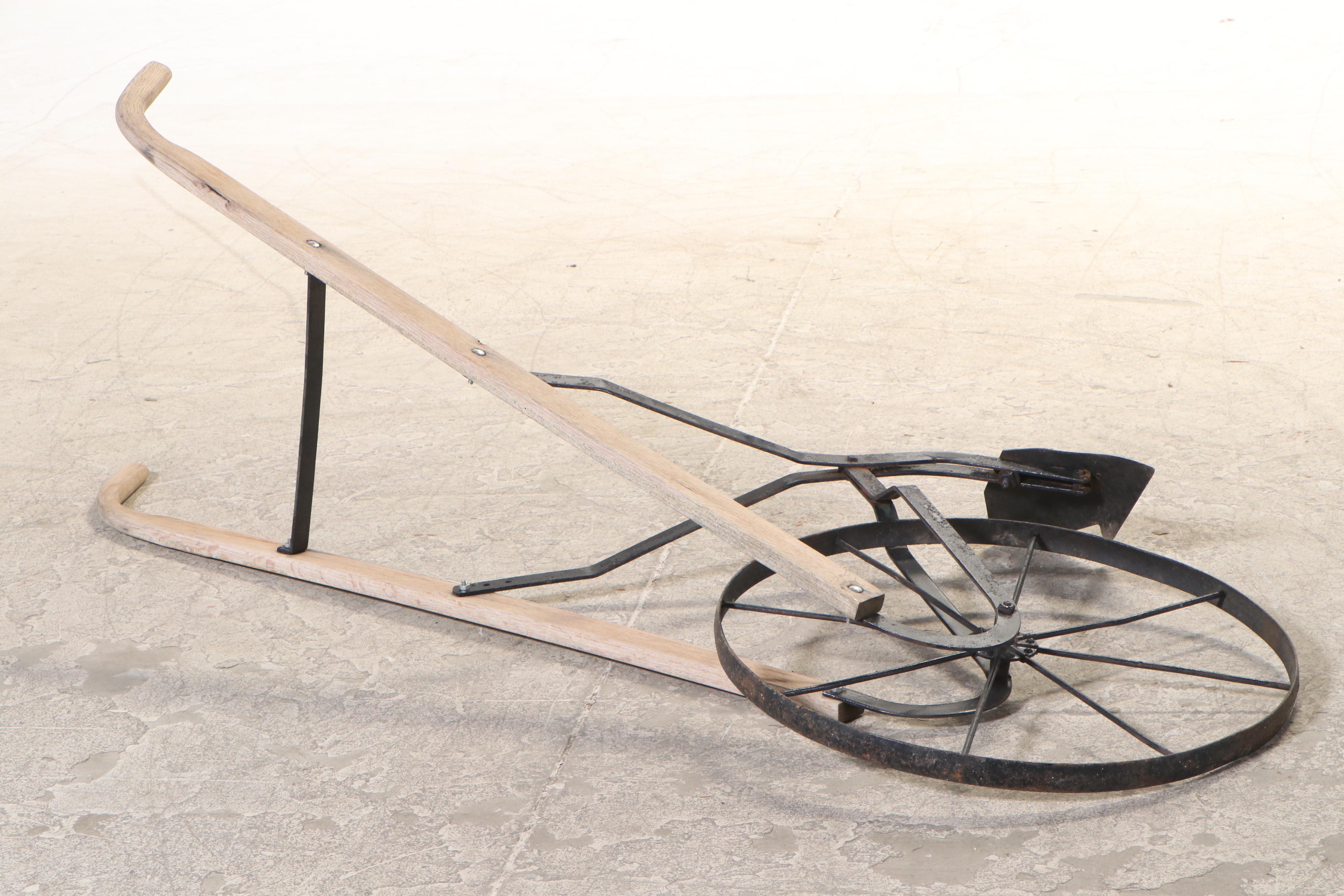 Walk-Behind High Wheel Cultivator, Early to Mid-20th Century
