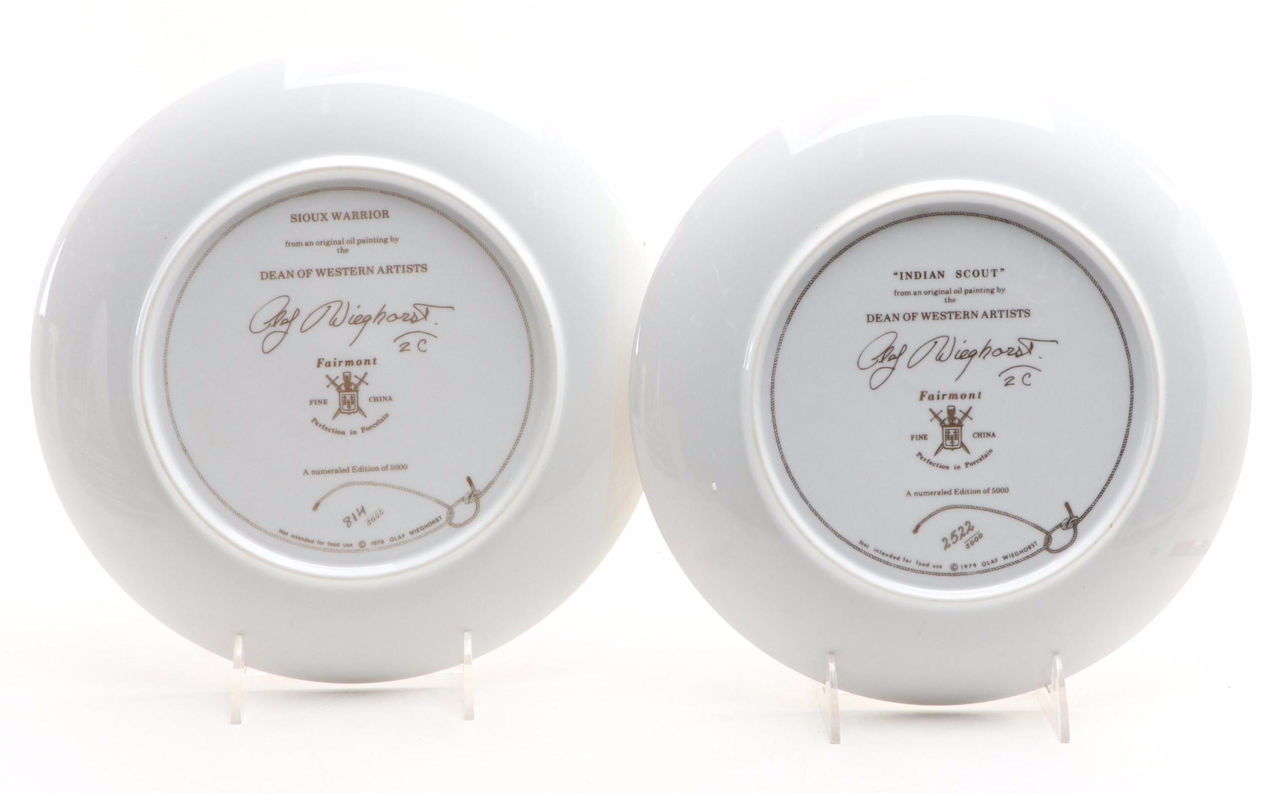 Bradford Exchange "Footsteps of the Brave" and More Porcelain Collector Plates