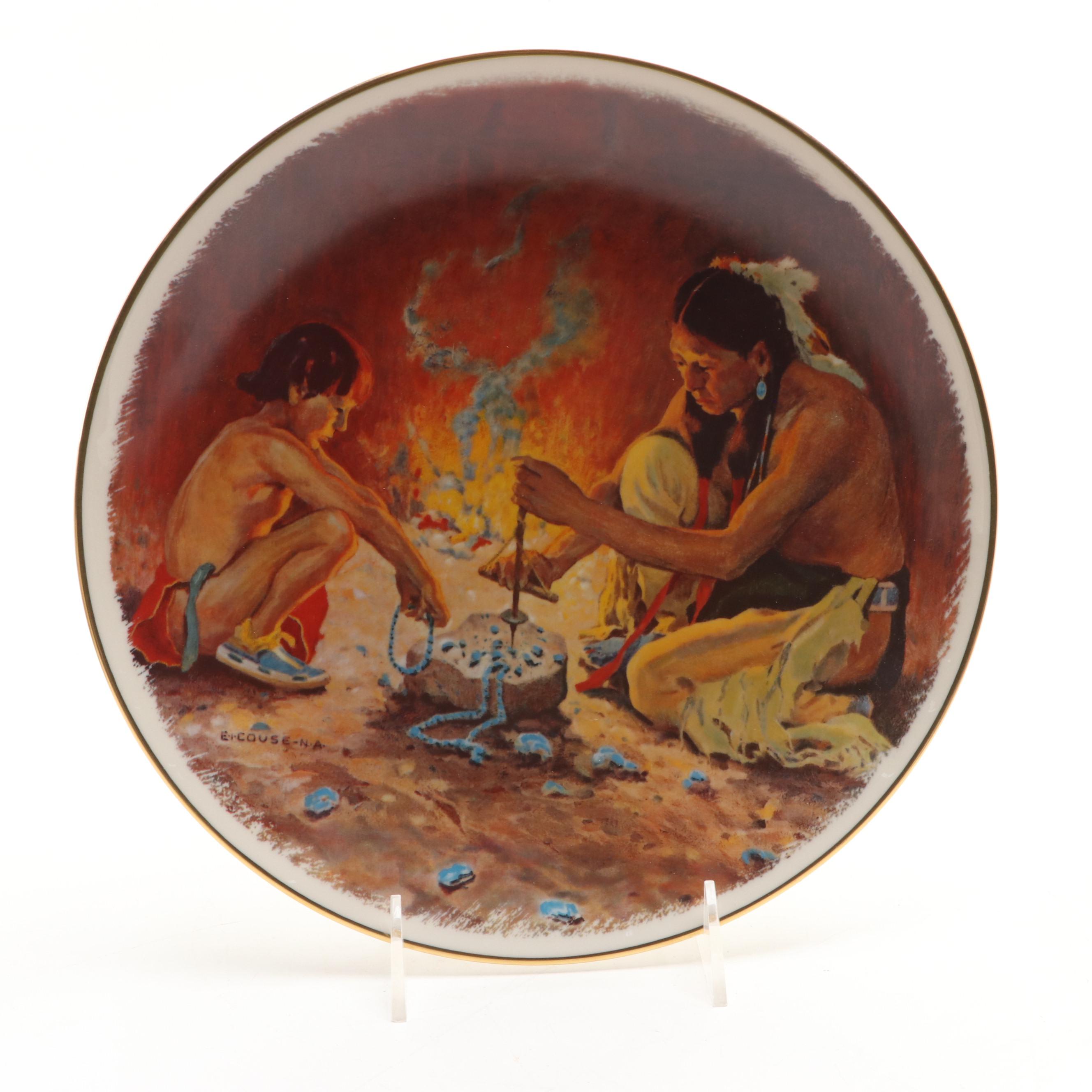 Bradford Exchange "Footsteps of the Brave" and More Porcelain Collector Plates