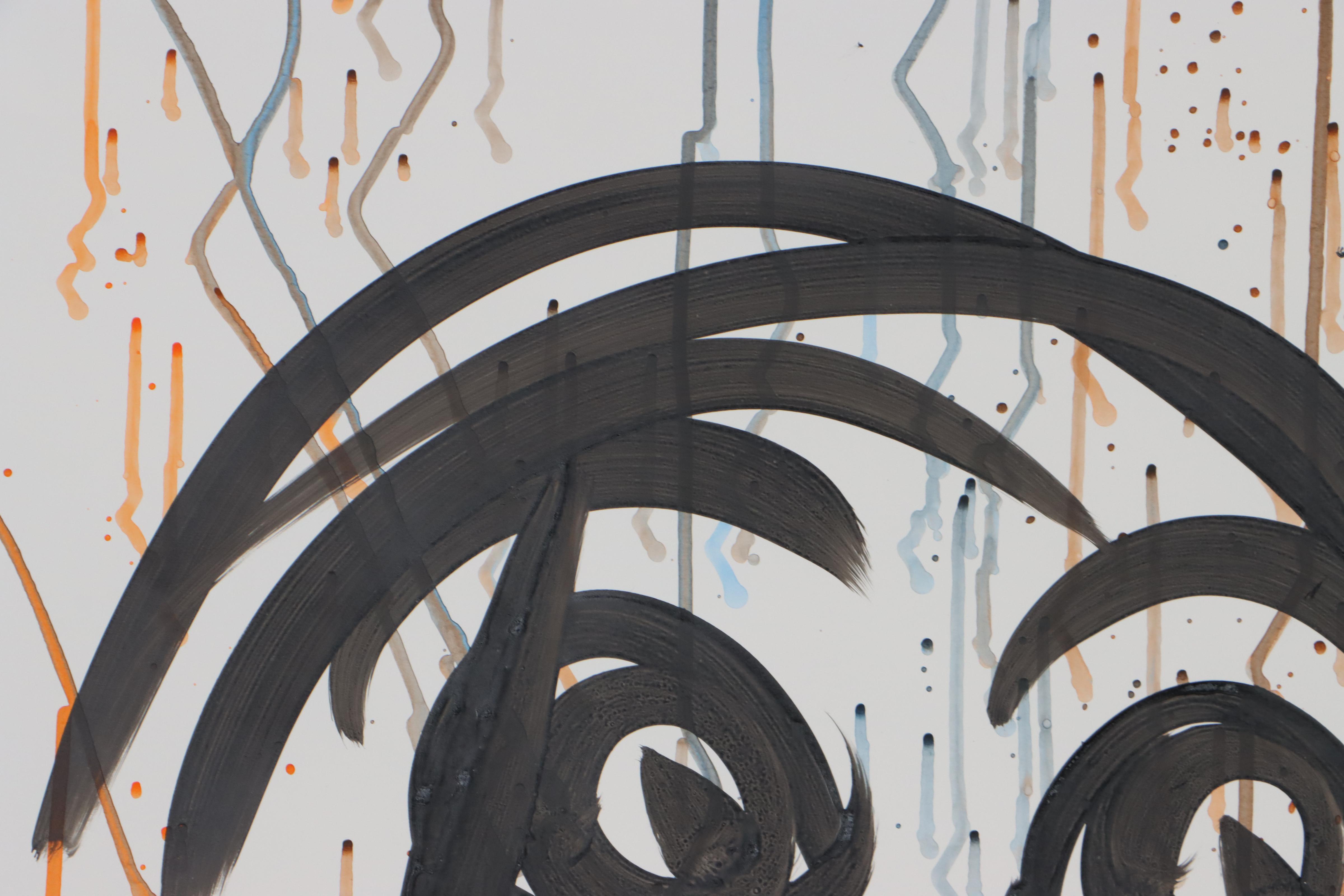 Peter Keil Abstract Portrait Acrylic Painting