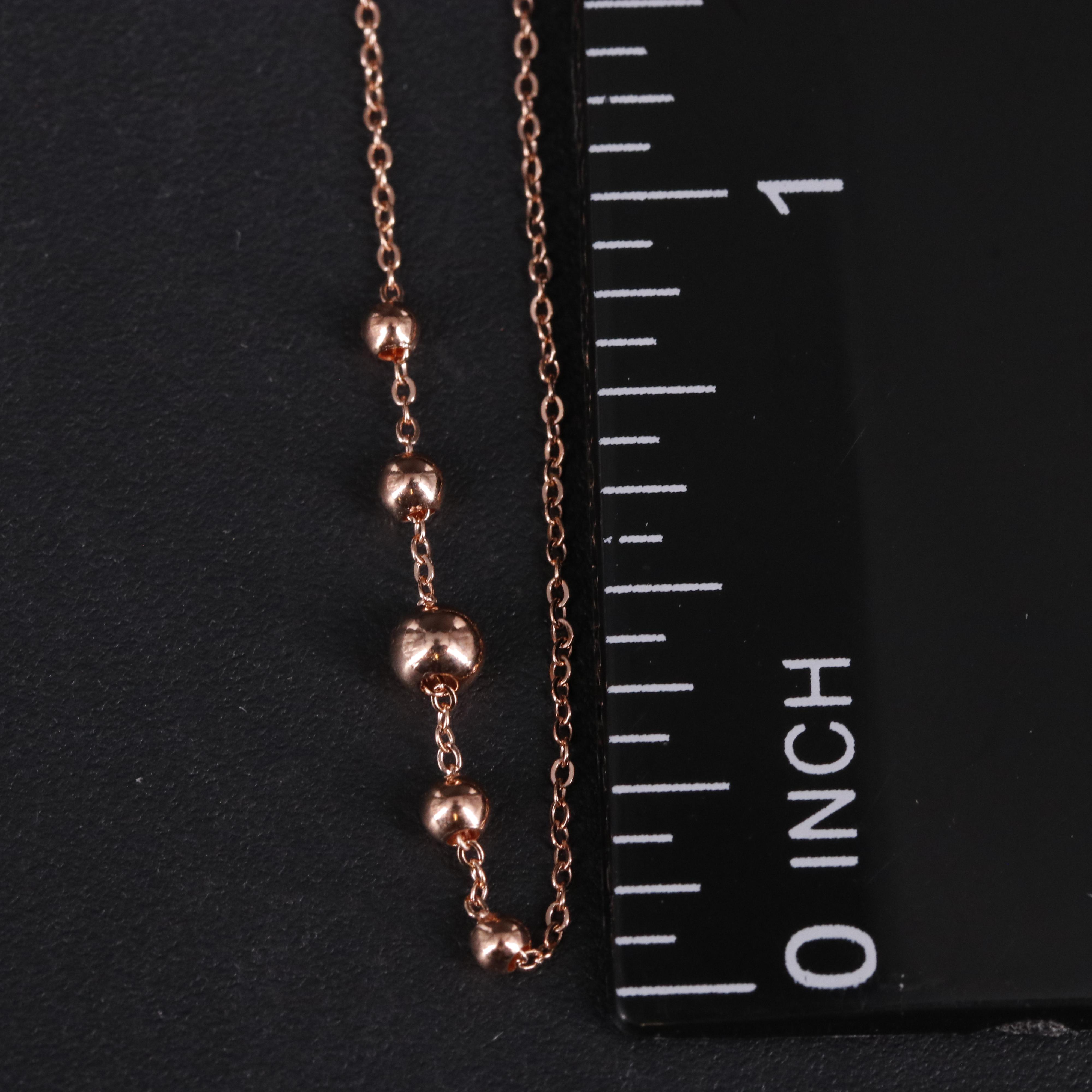 14K Small Bead Bracelet