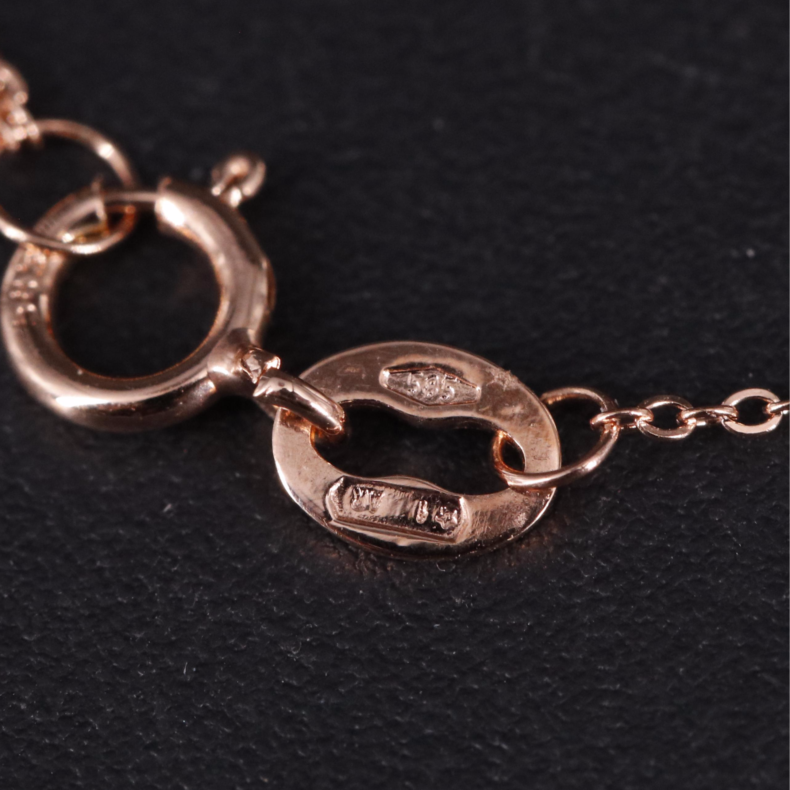 14K Small Bead Bracelet