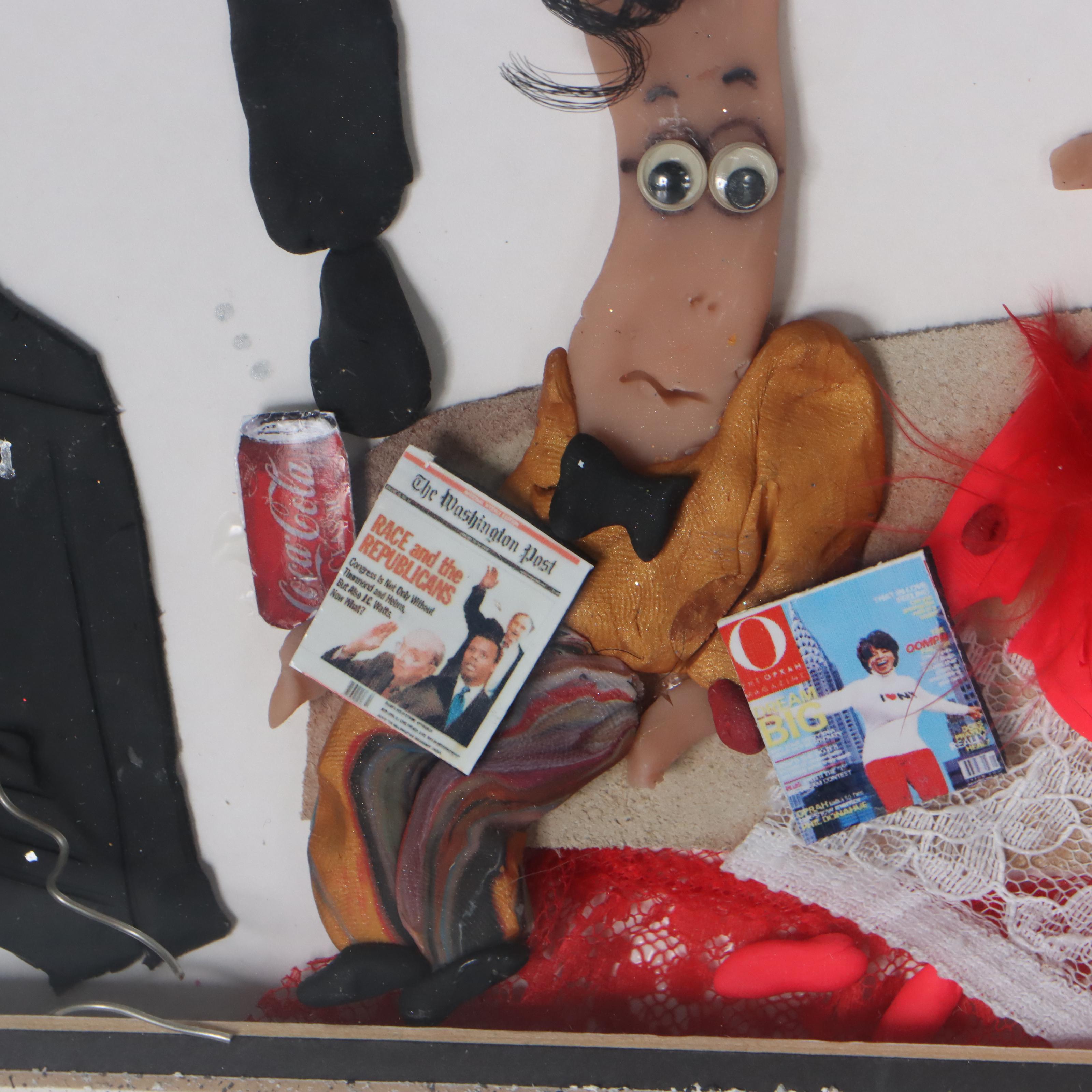 Michelle Monet Mixed Media Polymer Clay Composition, 2005