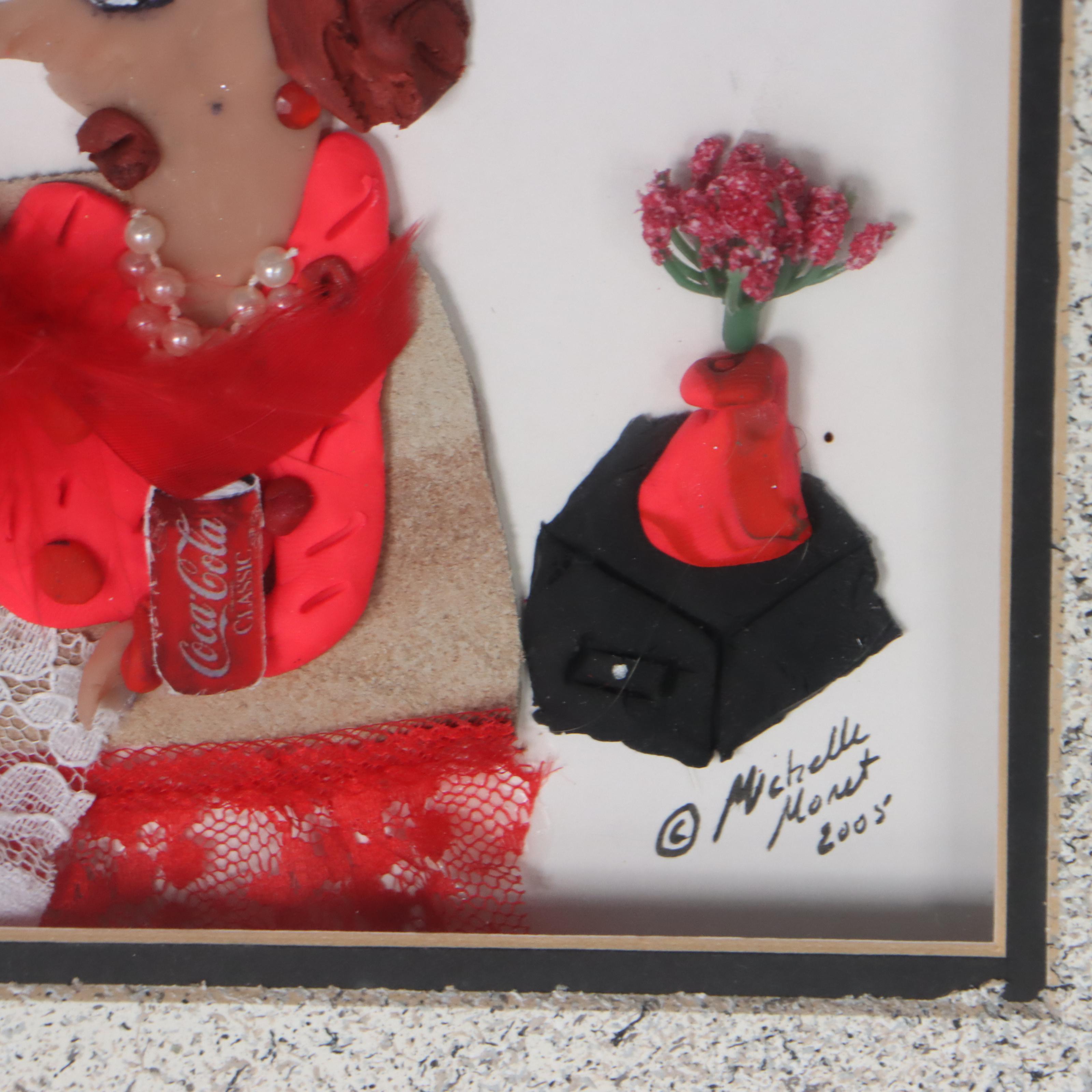 Michelle Monet Mixed Media Polymer Clay Composition, 2005