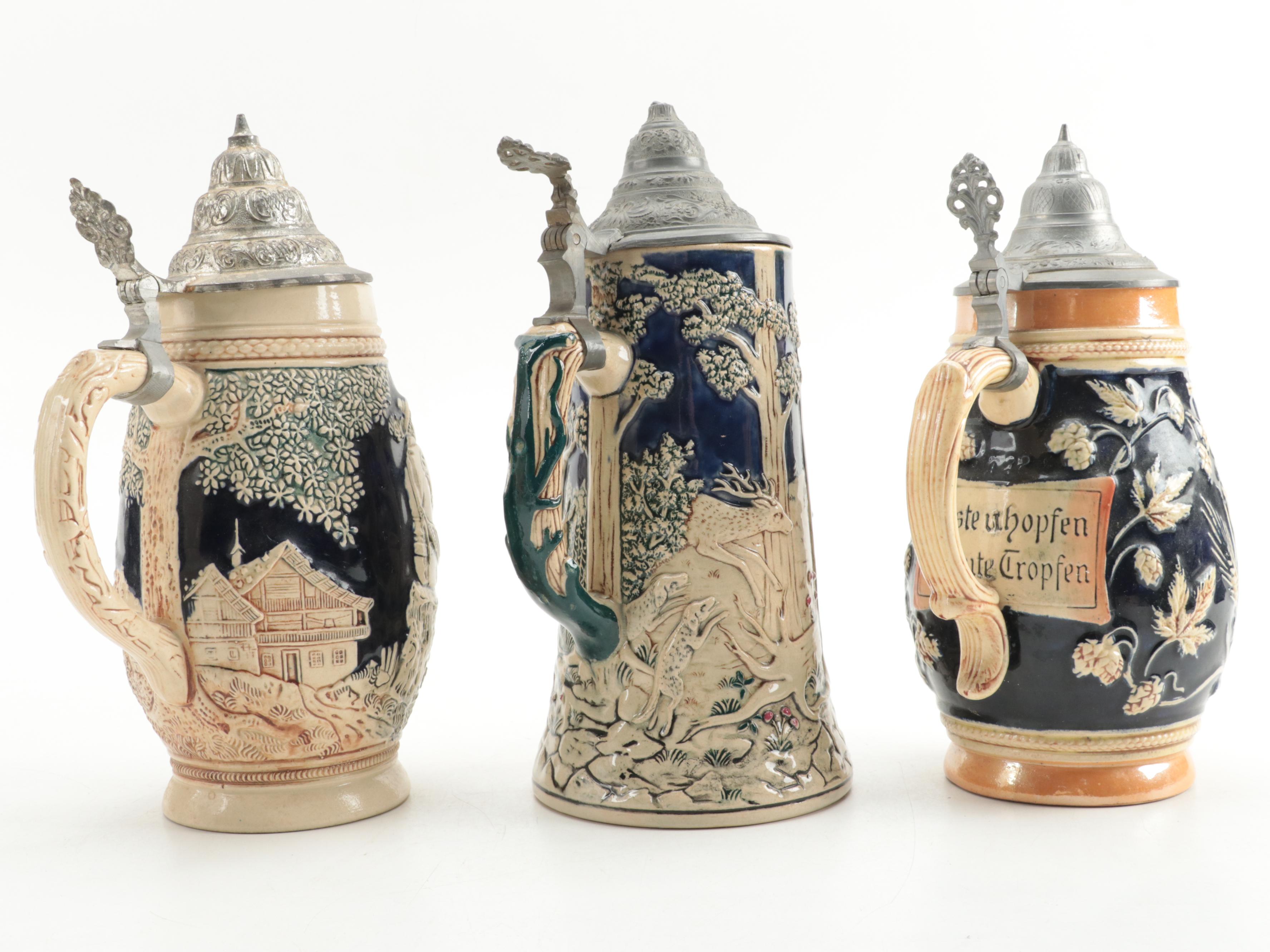 Marzi & Remy, Domex with Other German Ceramic Beer Steins