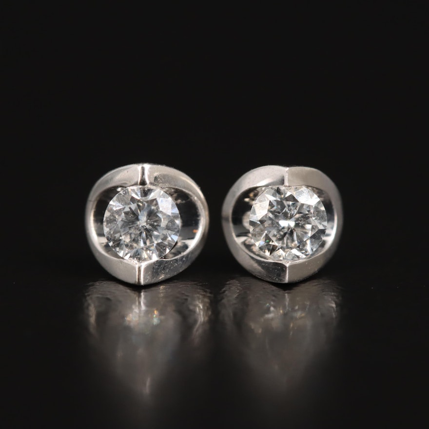 14K 0.44 CTW Diamond Stud Earrings