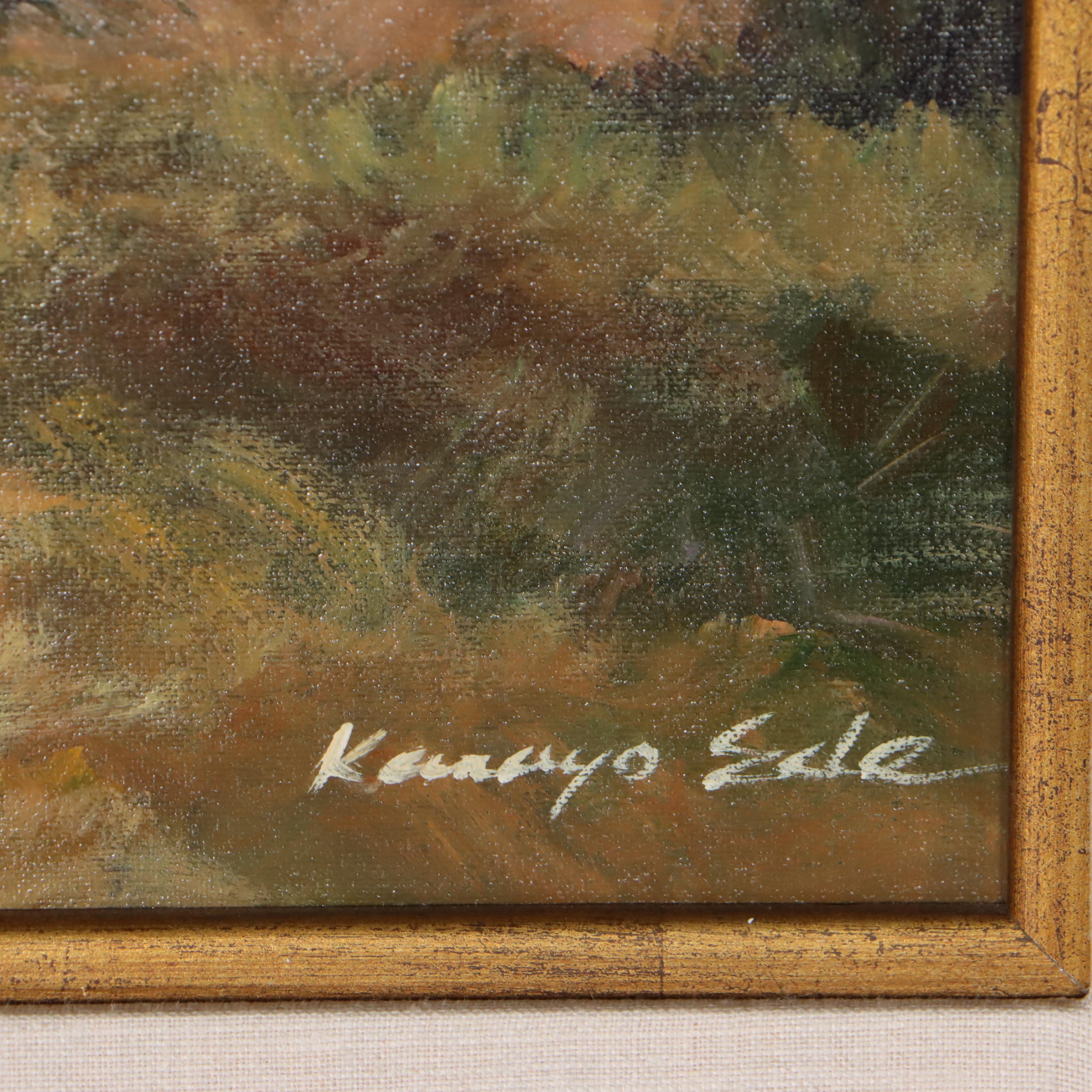 Field Landscape Oil Painting