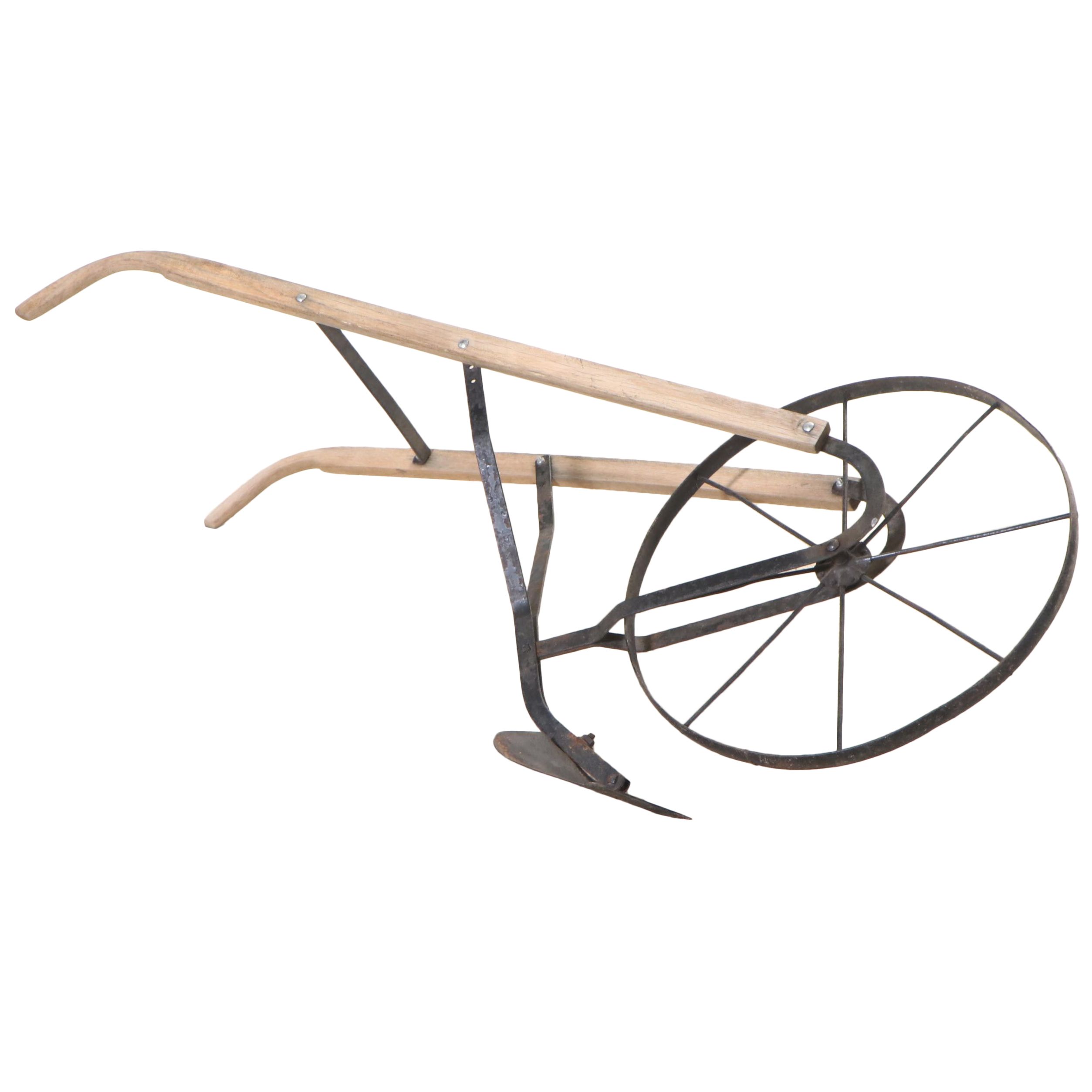 Walk-Behind High Wheel Cultivator, Early to Mid-20th Century