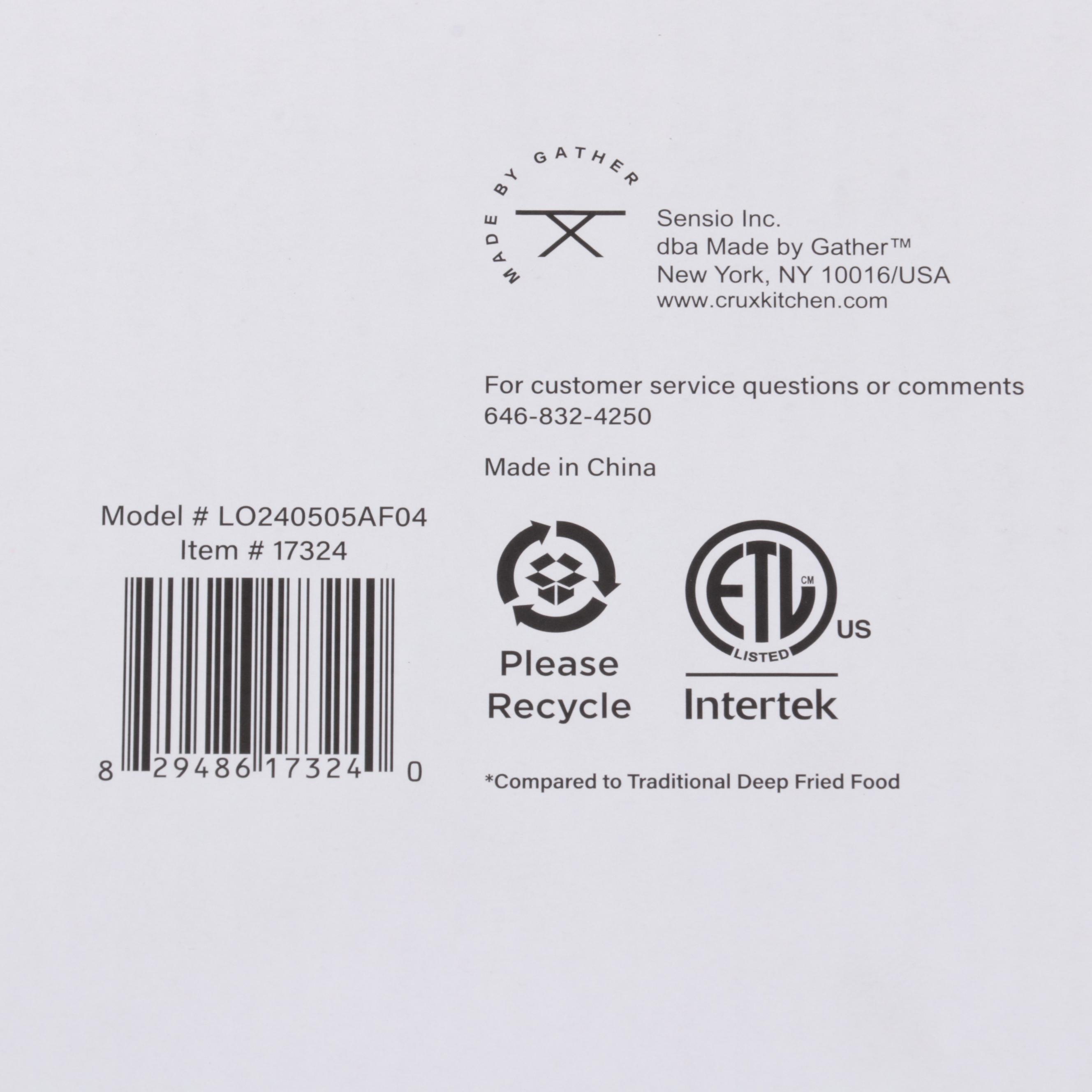 CRUXGG ALLN Digital Air Fryer Toaster Oven