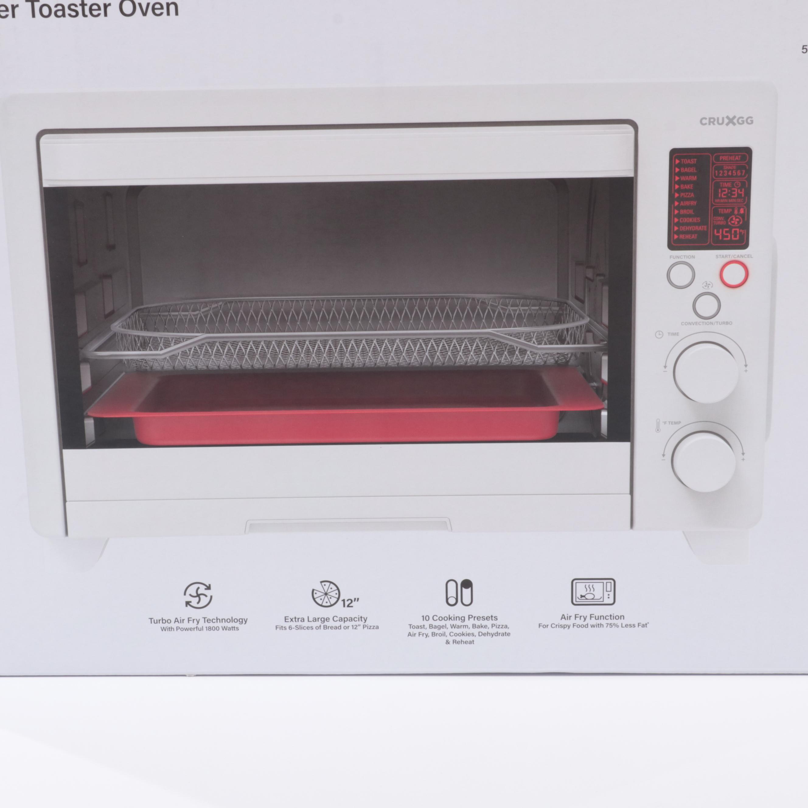 CRUXGG ALLN Digital Air Fryer Toaster Oven