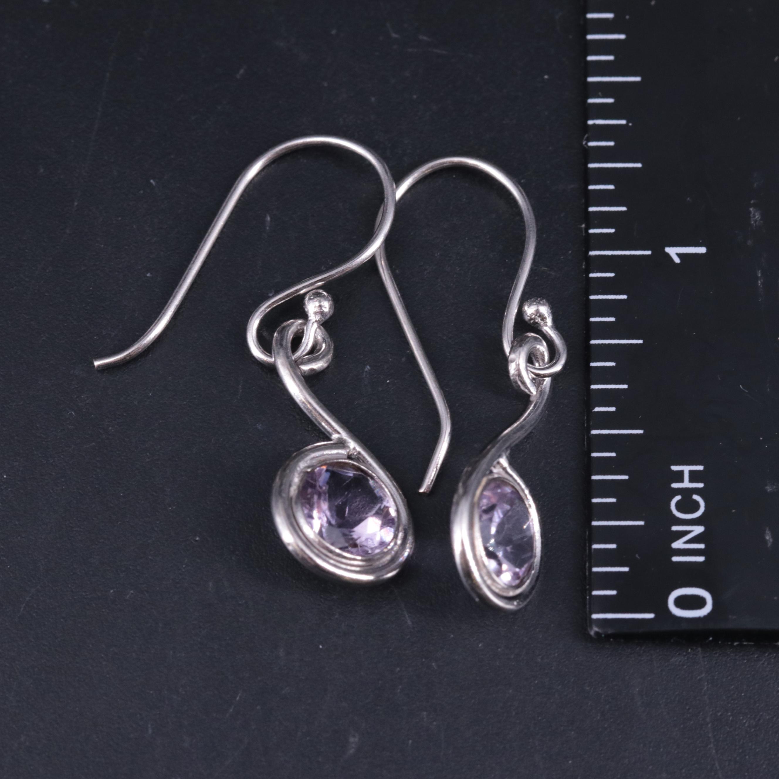 Amethyst Dangle Earrings