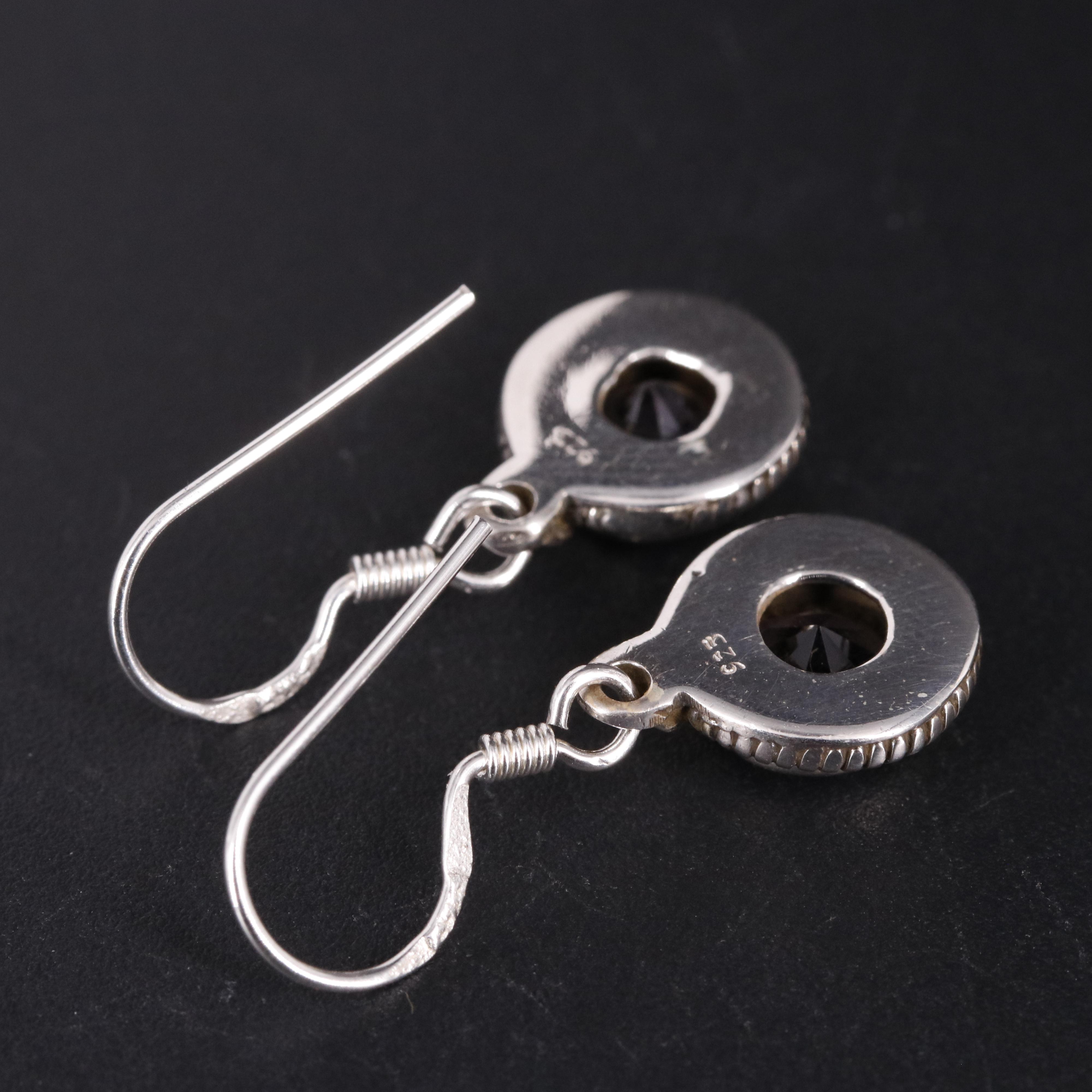 Sterling Silver Amethyst Earrings