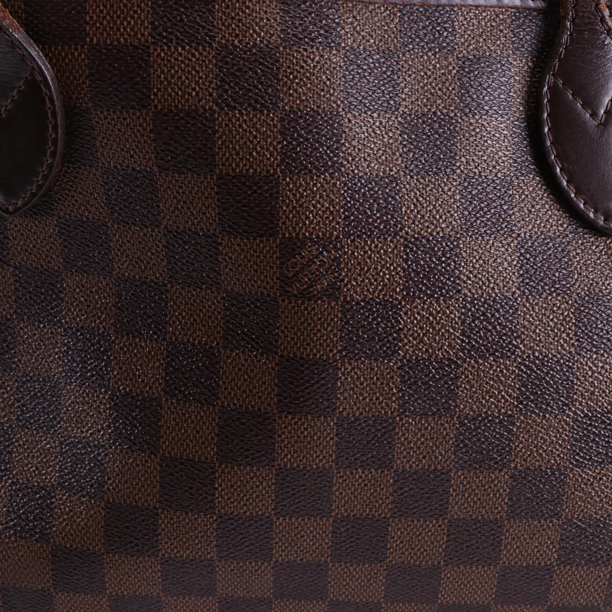 Louis Vuitton Neverfull MM Bag in Damier Ebene Canvas