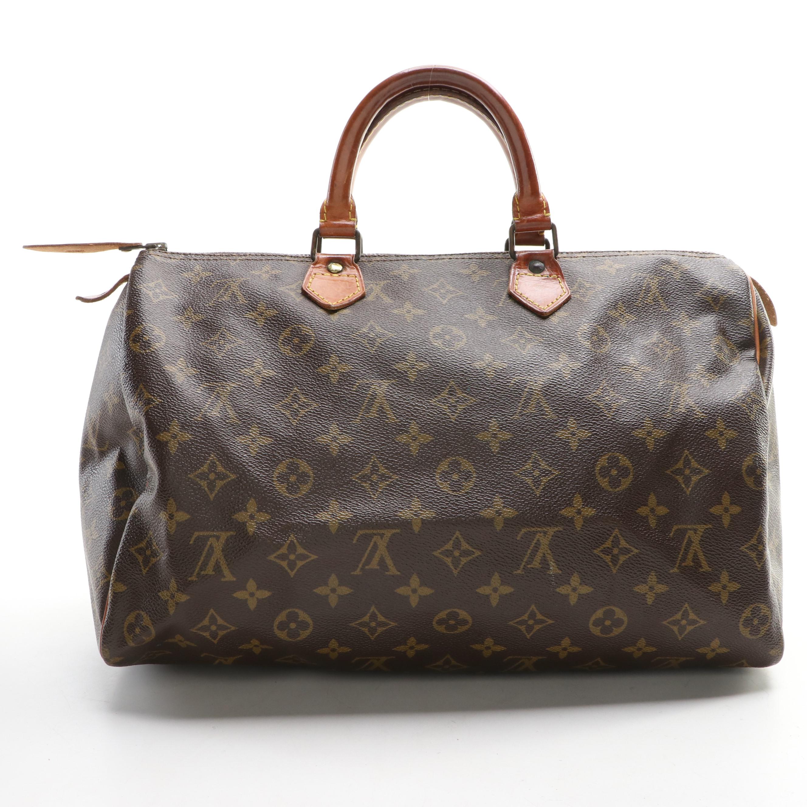 Louis Vuitton Speedy 30 in Monogram Canvas and Vachetta Leather