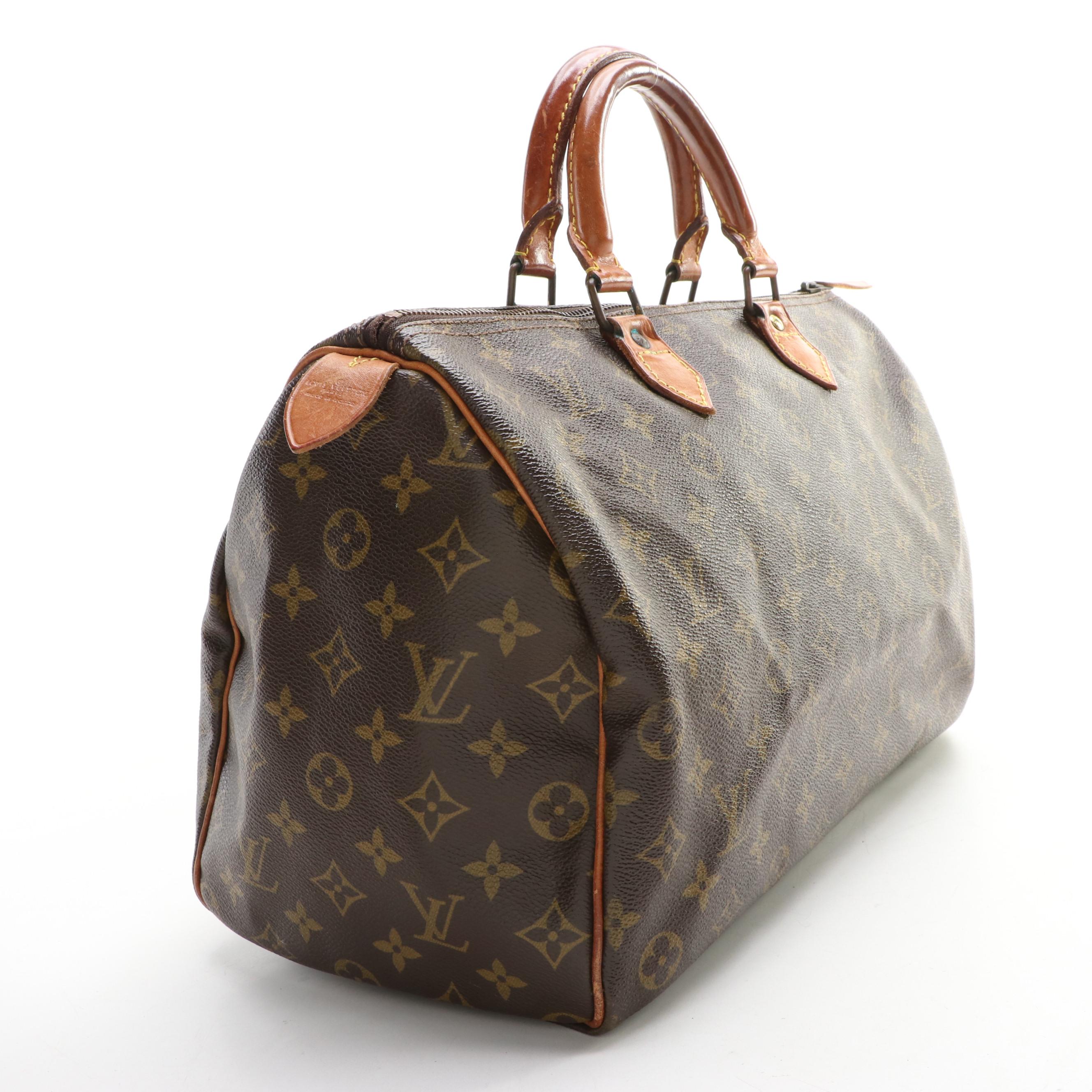 Louis Vuitton Speedy 30 in Monogram Canvas and Vachetta Leather