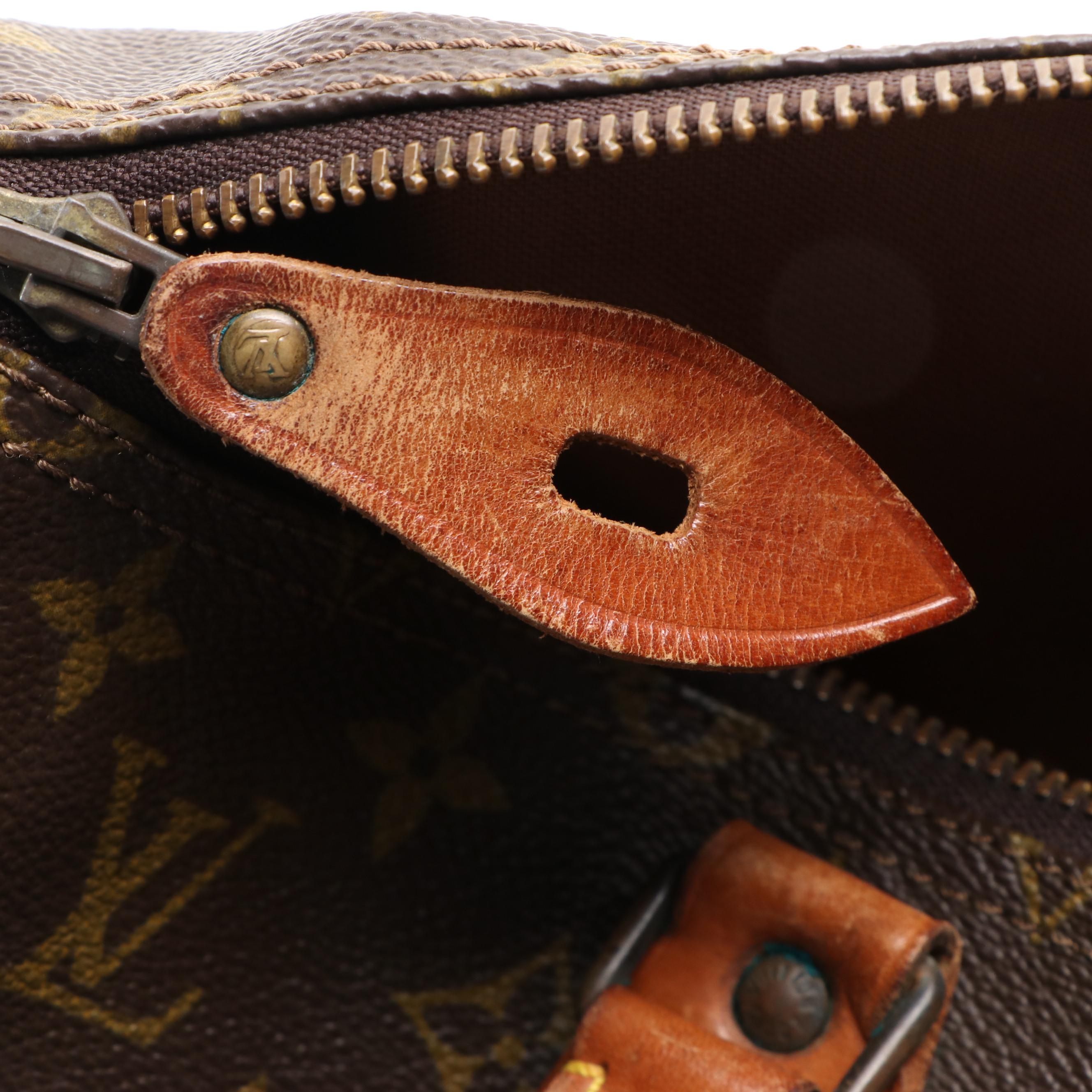 Louis Vuitton Speedy 30 in Monogram Canvas and Vachetta Leather