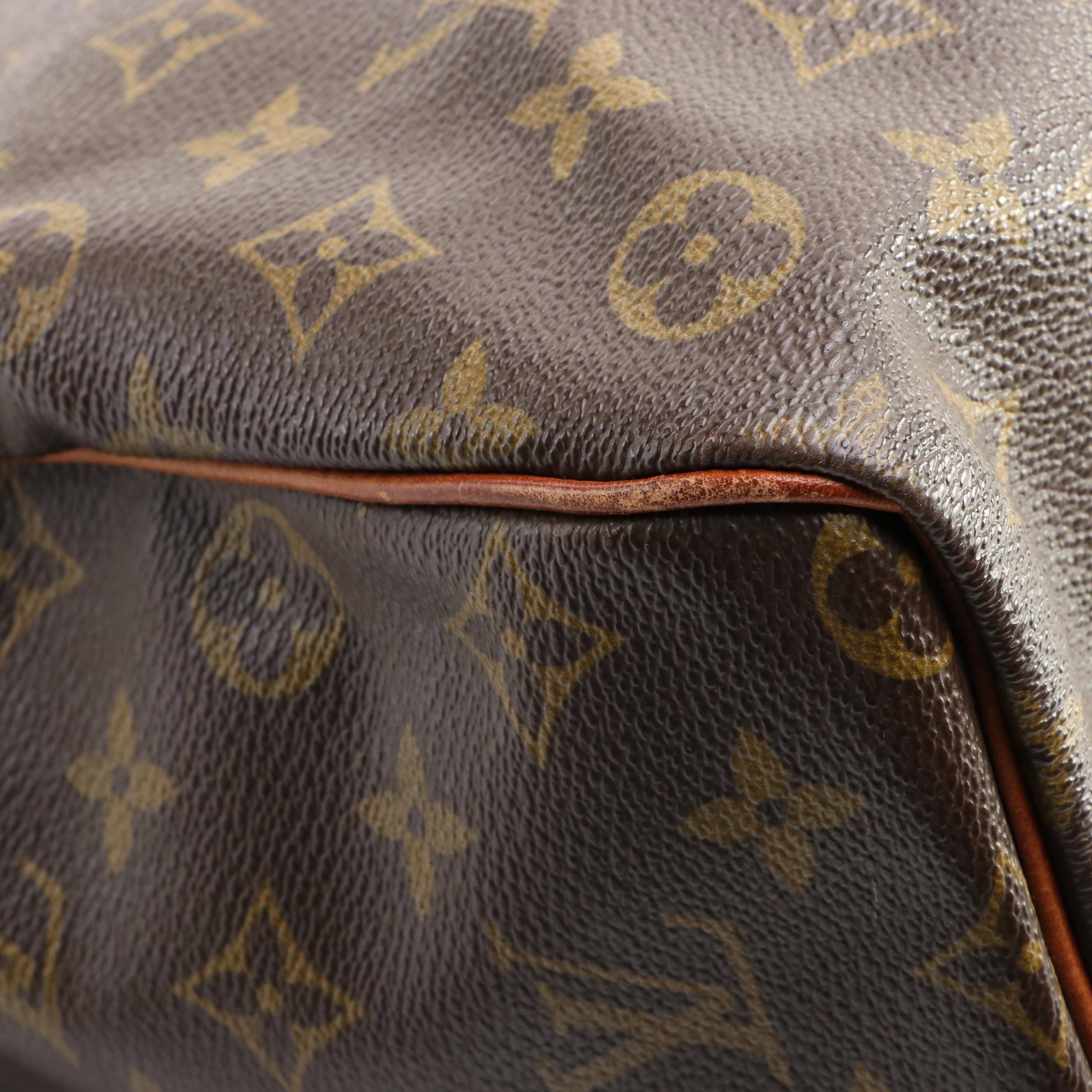 Louis Vuitton Speedy 30 in Monogram Canvas and Vachetta Leather