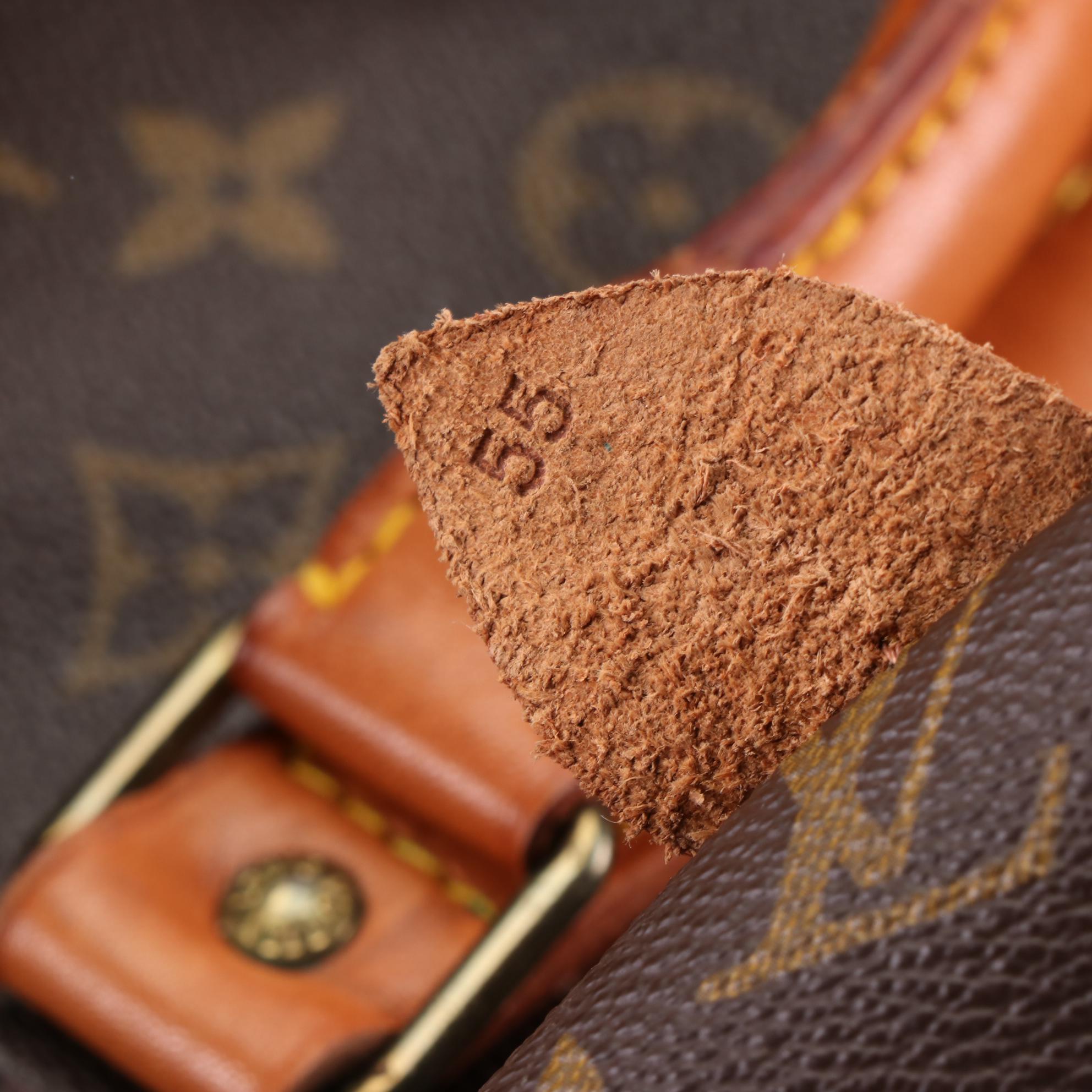 Louis Vuitton Malletier Keepall 55 in Monogram Canvas and Vachetta Leather