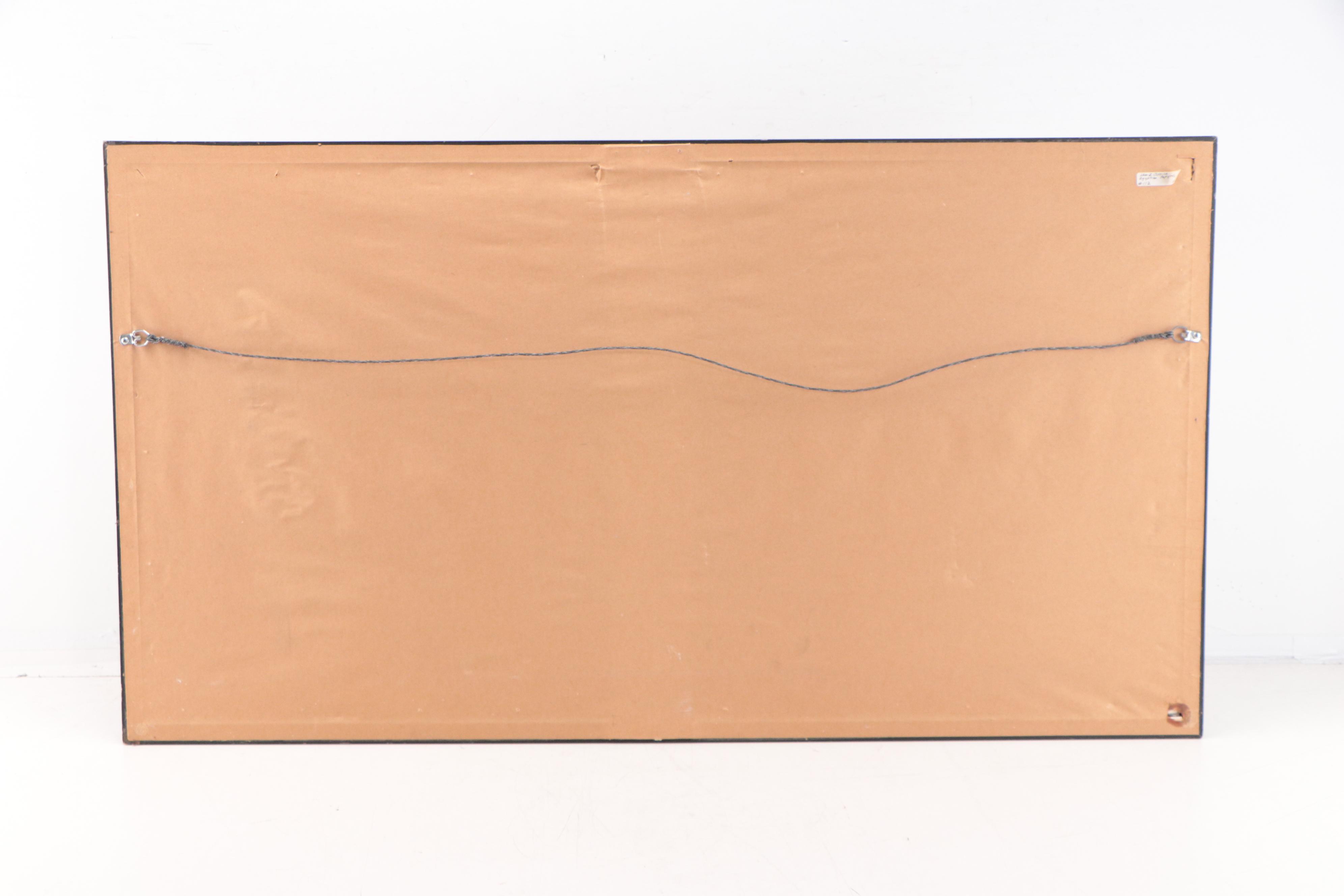 S. Gharib Egyptian Style Mixed Media Painting