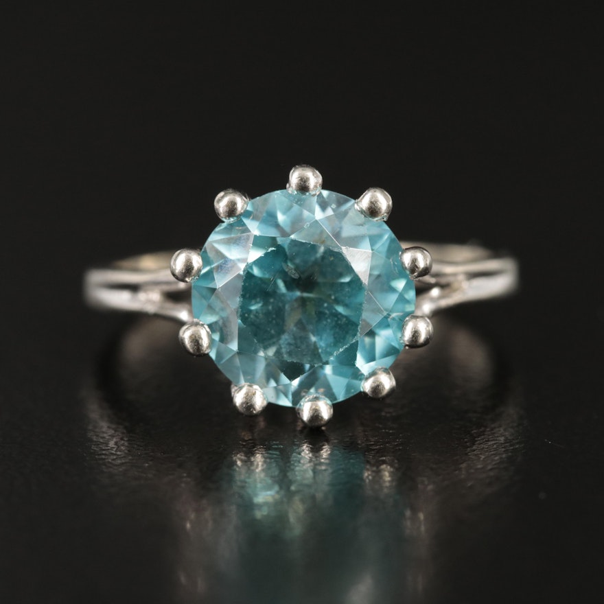 Sterling Zircon Ring