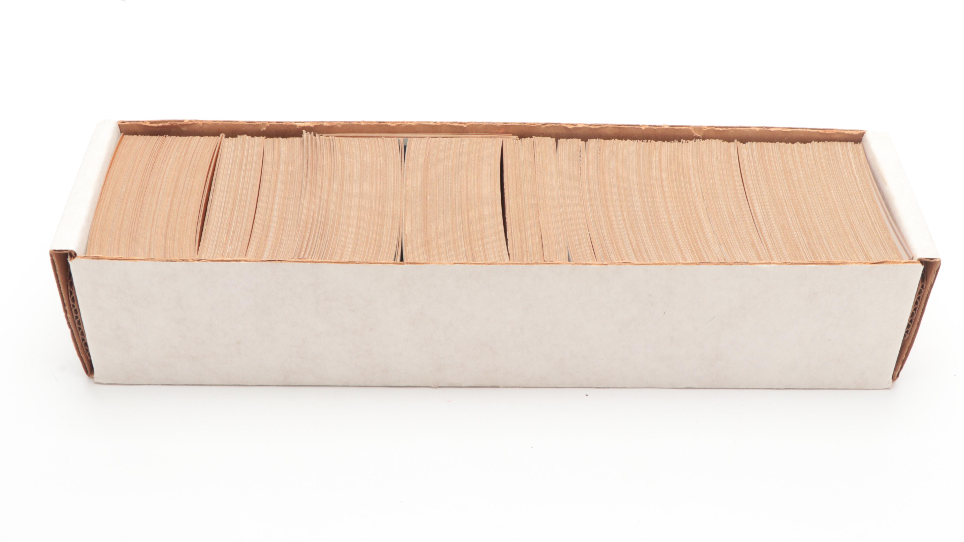 Tug McGraw Signed Rawlings Baseball with 1988 Topps Baseball Cards