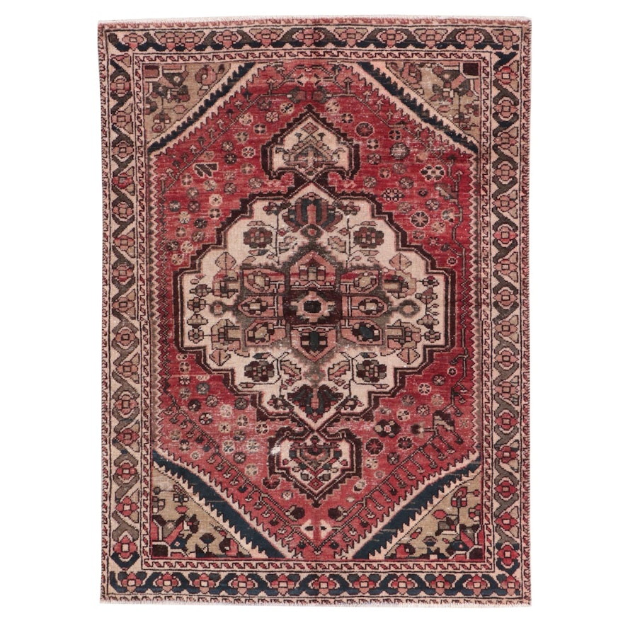 4'6 x 6'2 Hand-Knotted Persian Malayer Area Rug
